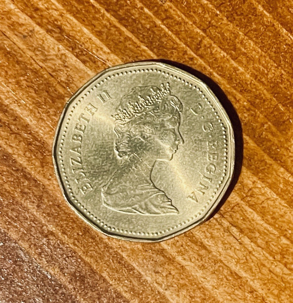 Rare Canada 1987 $1 Loonie Coin KM# 117 Elizabeth II D.G. Regina w Mallard Duck