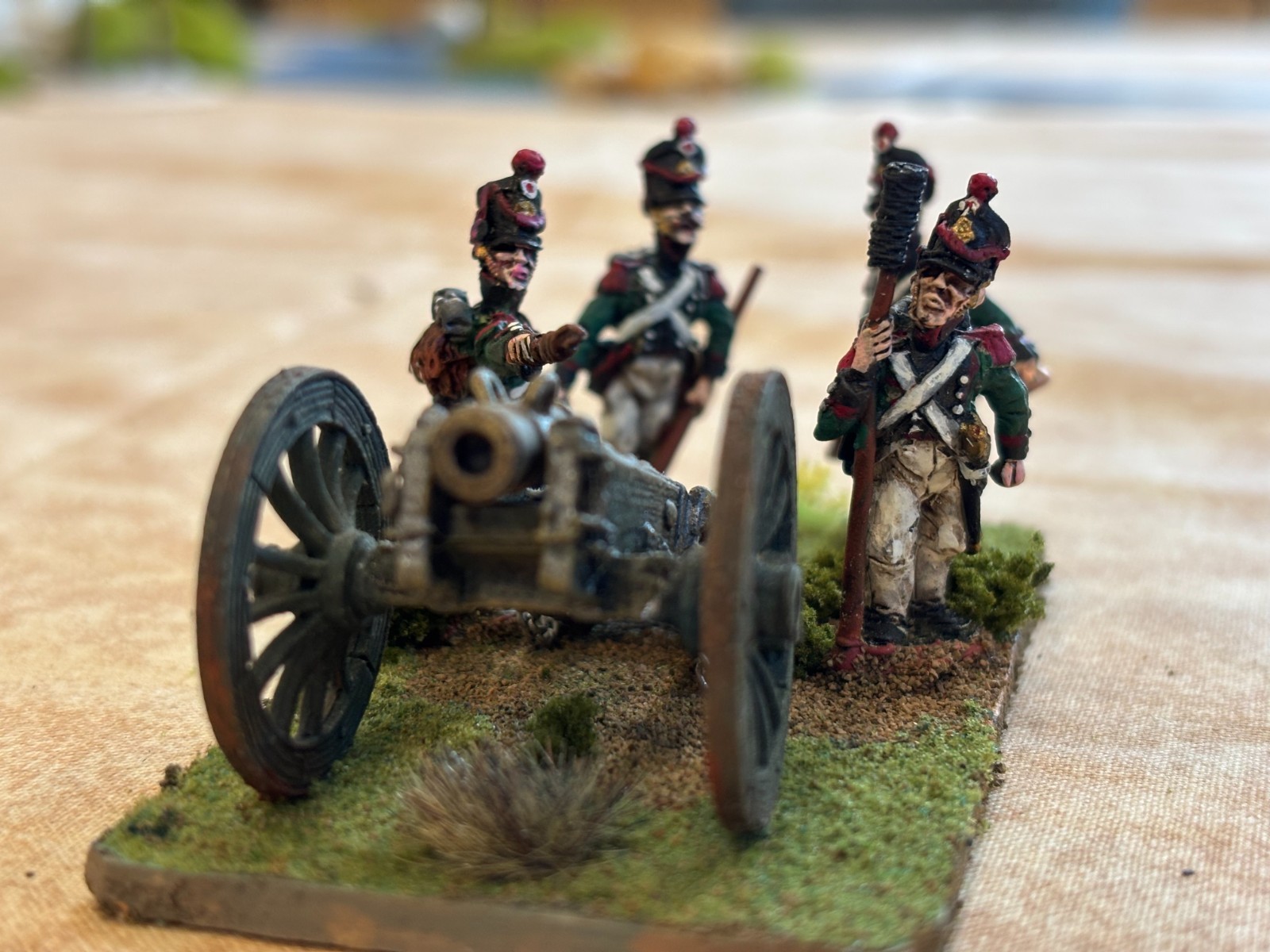 28MM NAPOLEONIC POLISH LINE ARTILLERY PAINTED ELITE MINIATURES 28MM NAPOLEONIC POLISH LINE ARTILLERY PAINTED ELITE MINIATURES