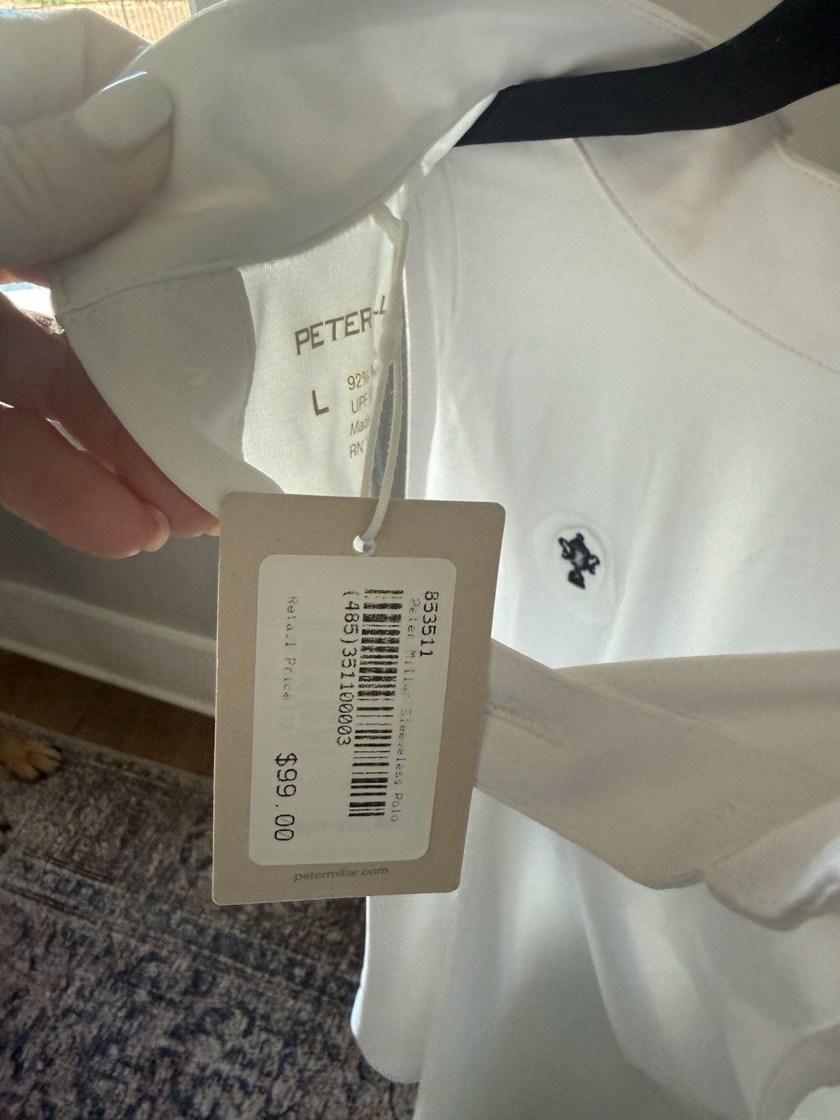 NWT Peter Millar Ladies Sleeveless Golf Polo Size Large NWT Peter Millar Ladies Sleeveless Golf Polo Size Large