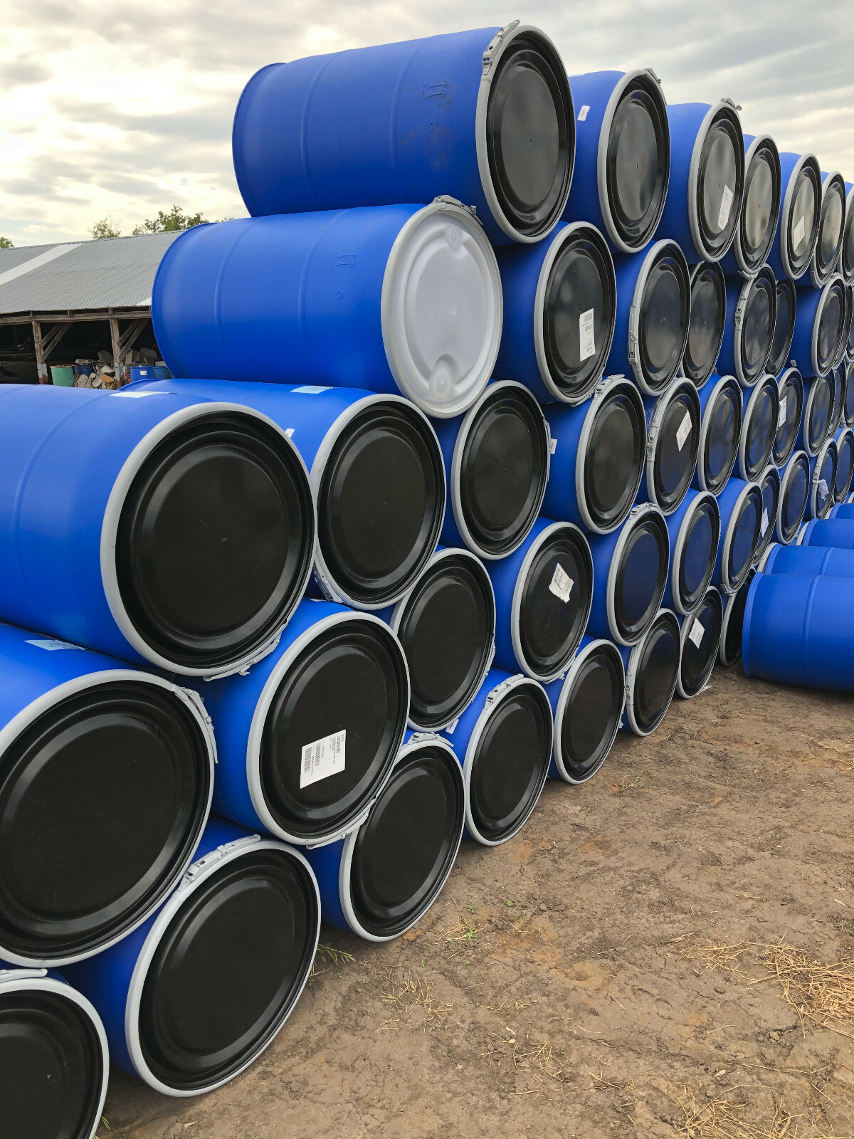 55 gallon plastic removable lid barrel barrels drum drums SHIP ONLY TO WISCONSIN