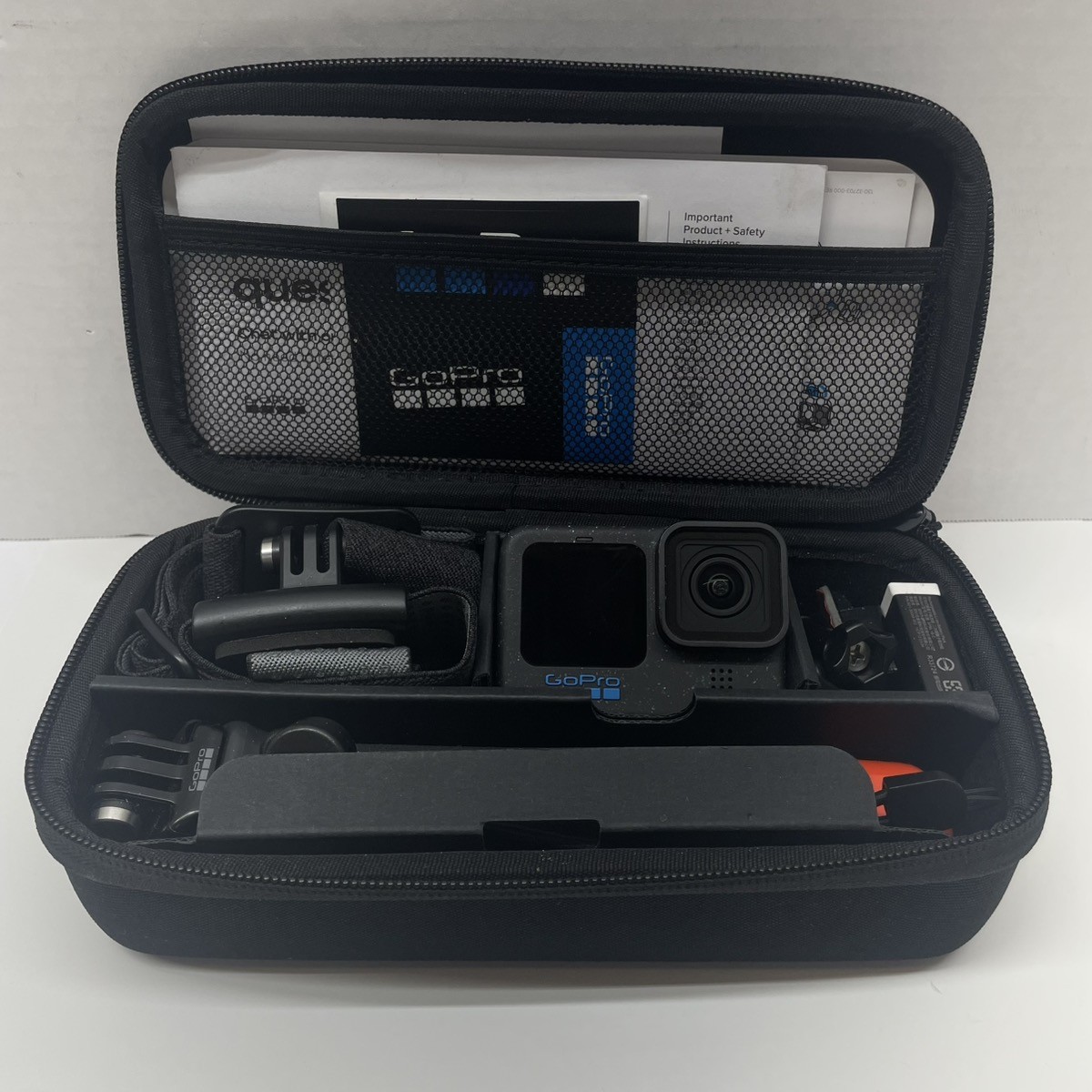 GOPRO HERO12 BLACK 5.3K ACTION CAMERA W/ CASE BATTERY & ACCESSORIES (CMP129746)
