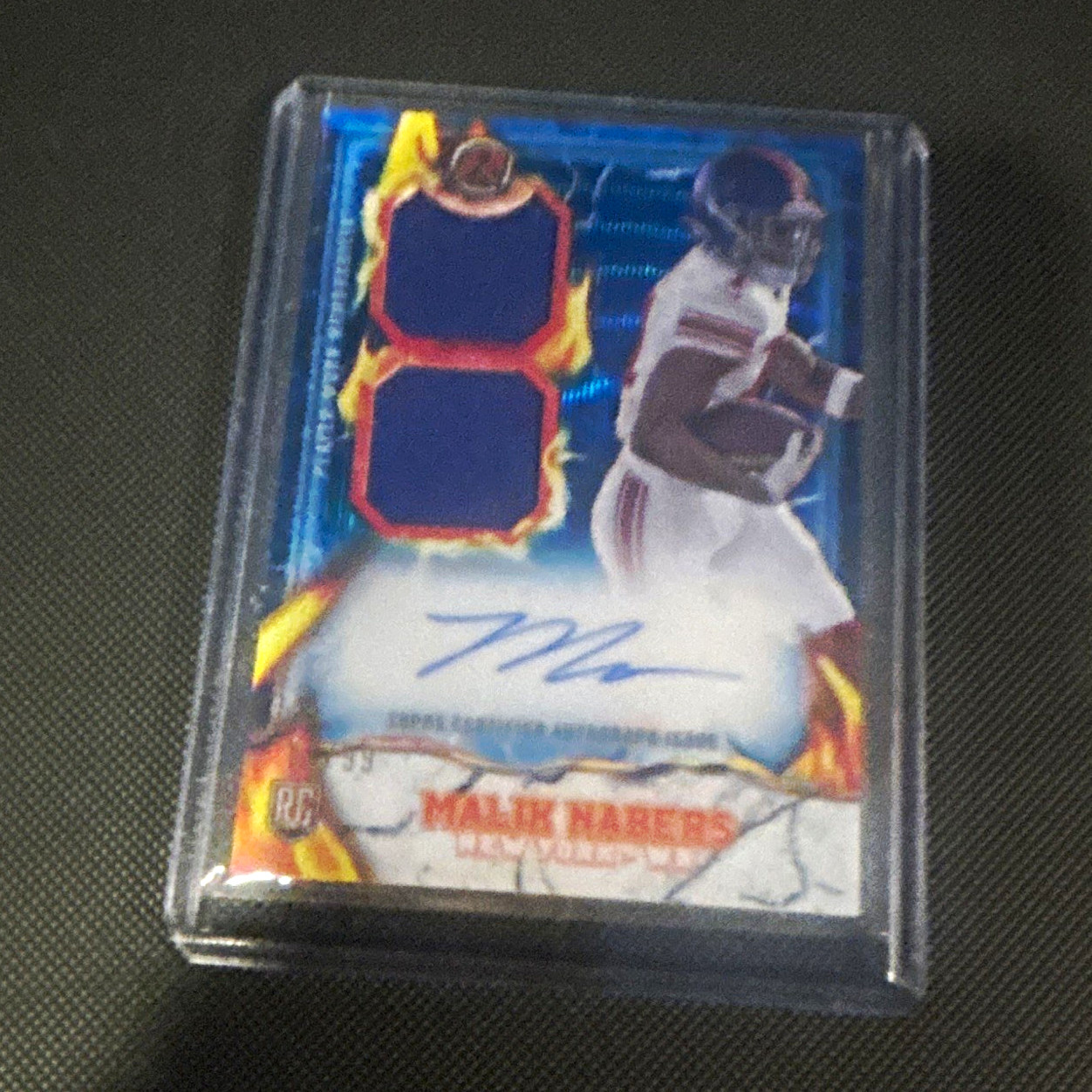 Topps 2024 Resurgence Ignite RPA Malik Nabers Giants Blue Surge /99 IPA-MN Topps 2024 Resurgence Ignite RPA Malik Nabers Giants Blue Surge /99 IPA-MN