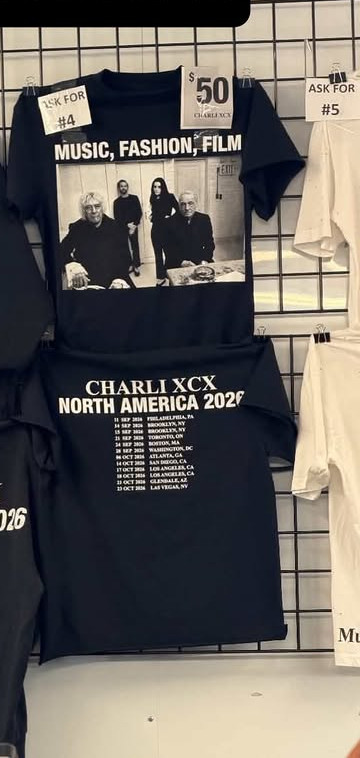 Charli XCX T Shirt North America 2026 Tour Dates Tee, reprint Charli XCX T Shirt North America 2026 Tour Dates Tee, reprint