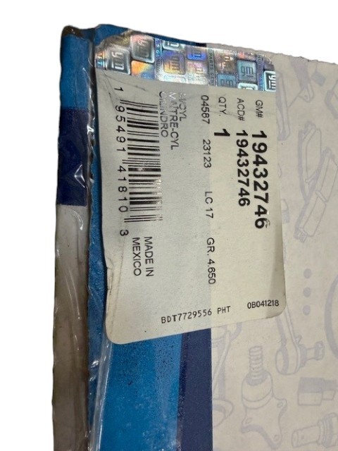 GM  CYLINDER ASMBRK (SLP-1) 19432746 NEW OEM