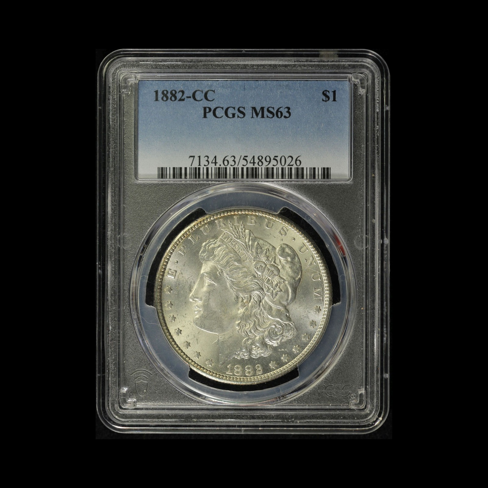 1883-CC $1 Morgan Silver Dollar PCGS MS63  -  USA