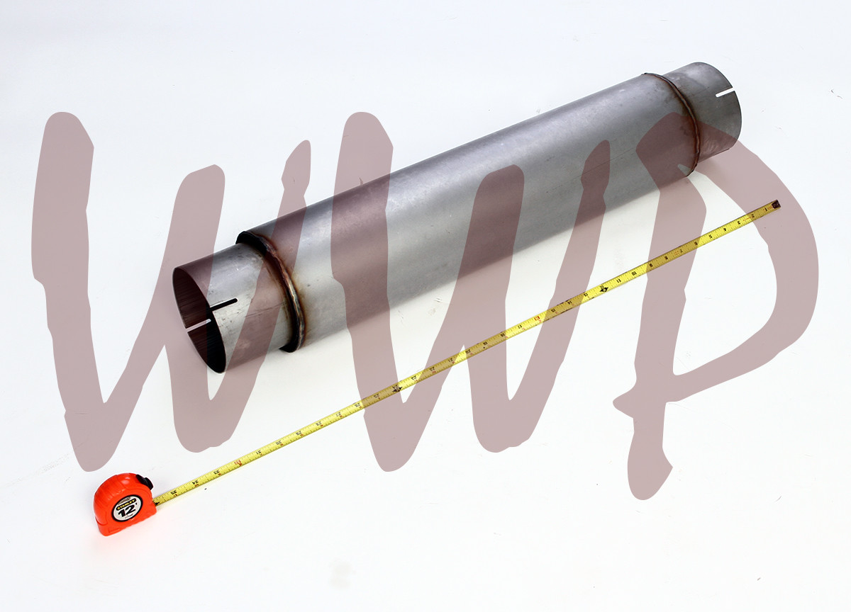 Universal Stainless Steel High Flow Turbo Exhaust Muffler 4\