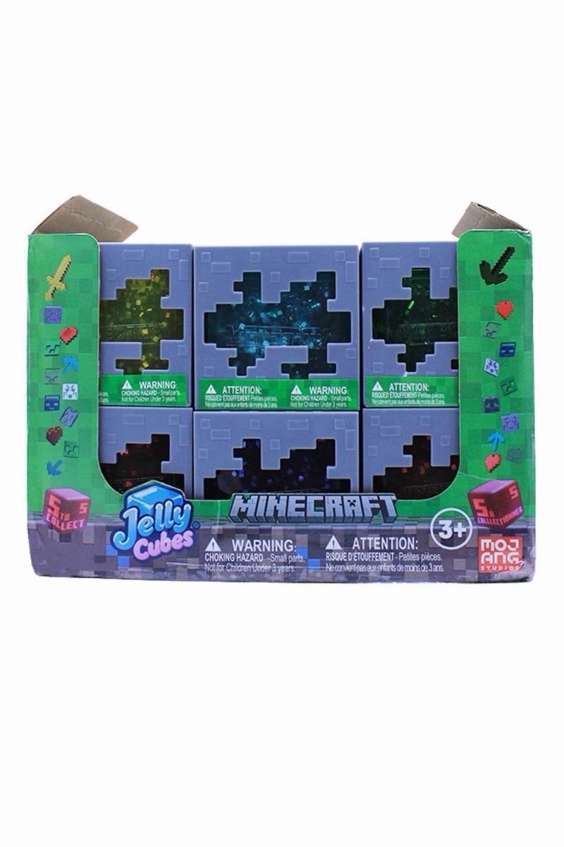 Minecraft Jelly Cubes with Display Case Lot Of 12 SQUISHY like NeeDoh NEW Sealed Minecraft Jelly Cubes with Display Case Lot Of 12 SQUISHY like NeeDoh NEW Sealed