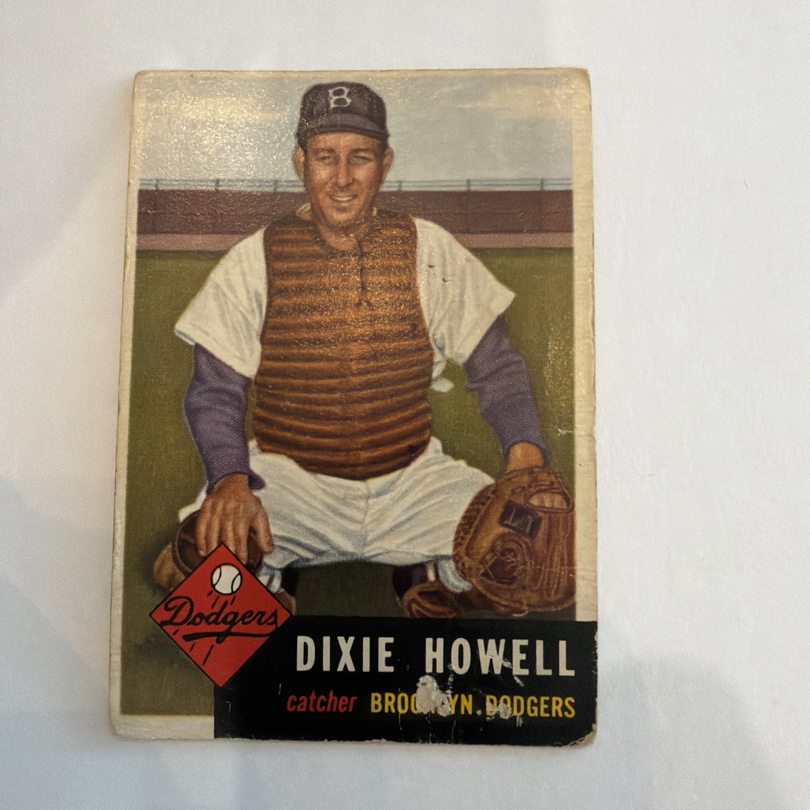 1953 Topps - High # SP Dixie Howell #255 Low Grade 1953 Topps - High # SP Dixie Howell #255 Low Grade