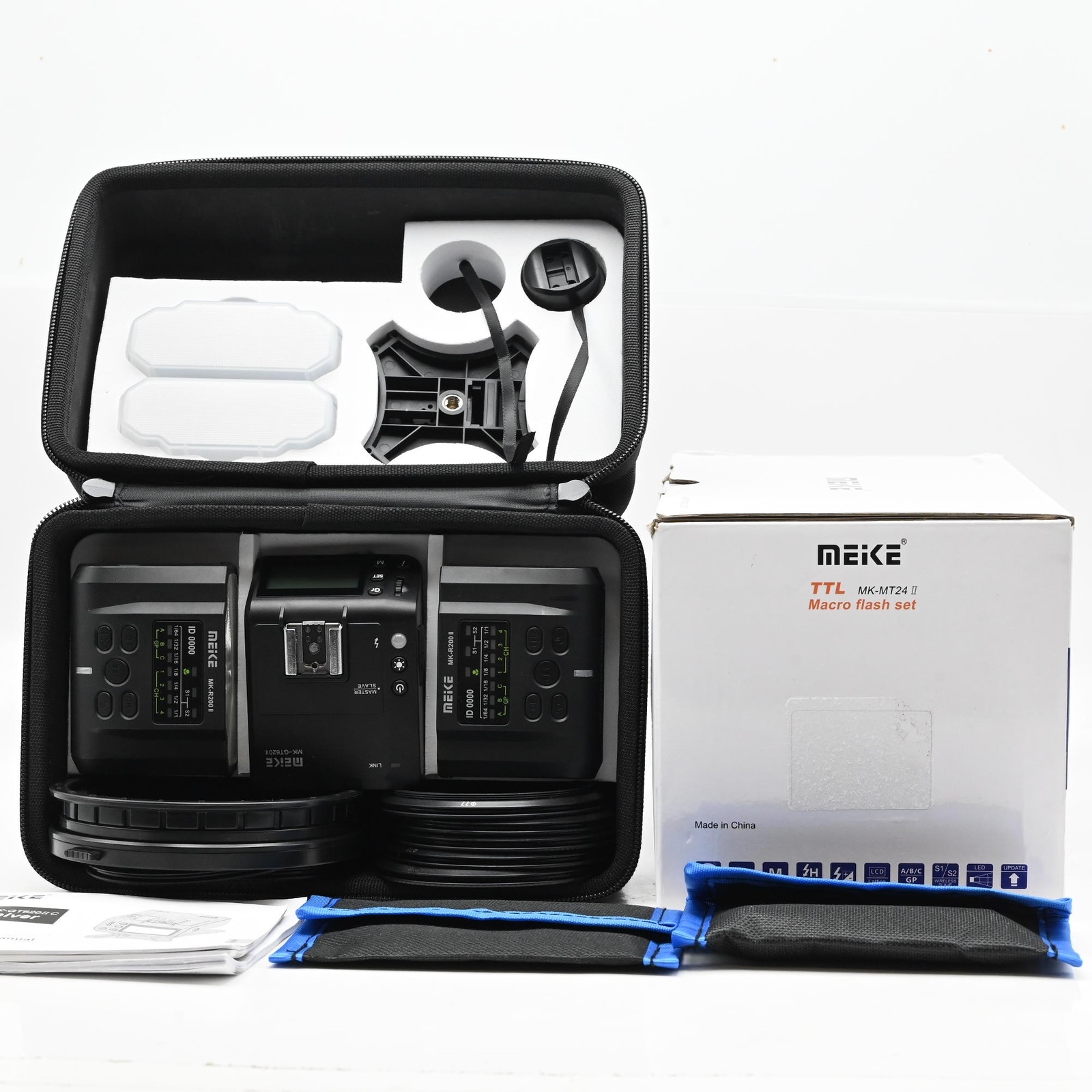 Meike MK-MT24 II TTL Macro Ring Flash for Canon with Transceiver #237