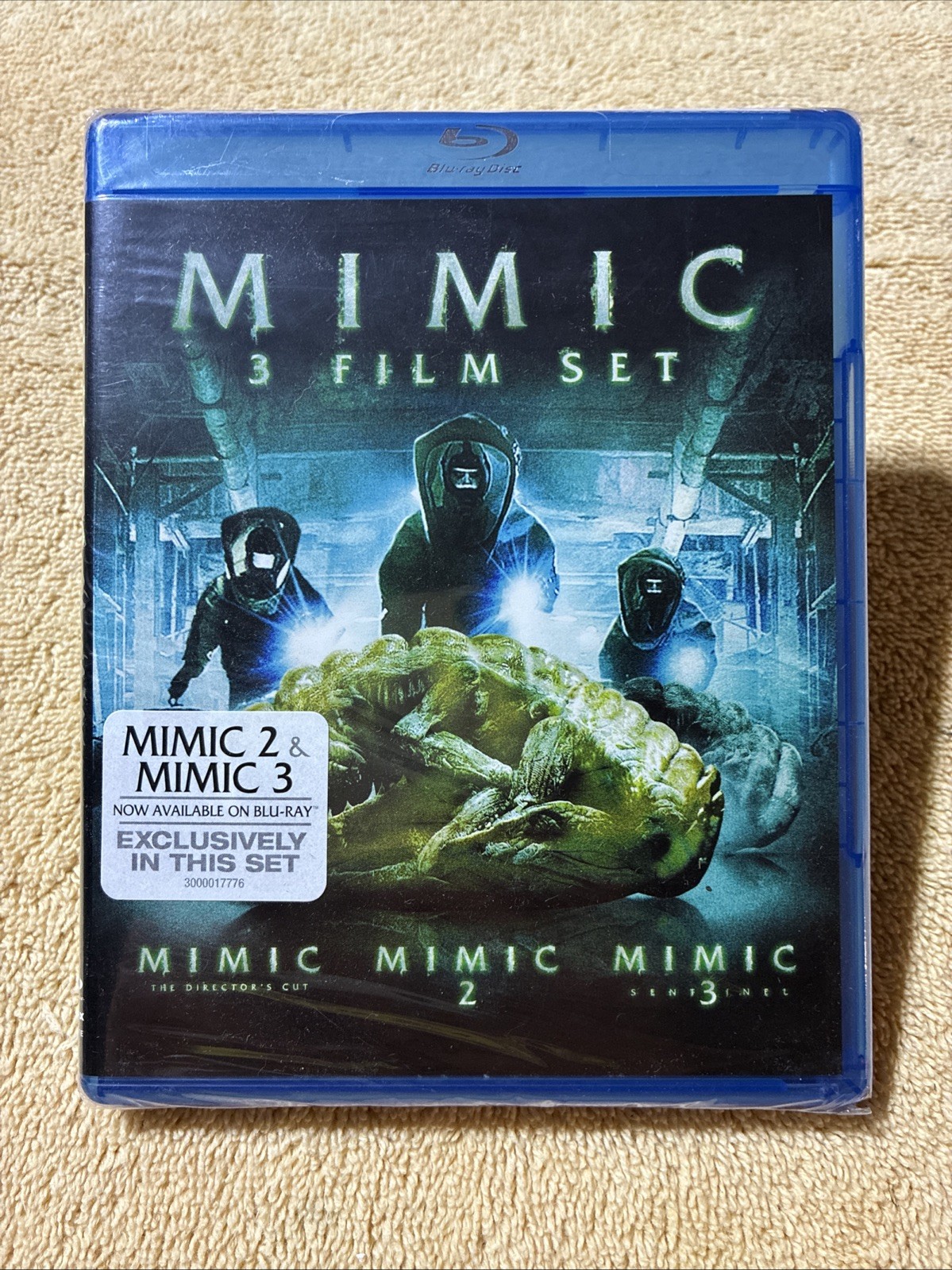 Mimic 3-Film Set (2 Blu-rays) Mira Sorvino, MINT, FACTORY SEALED
