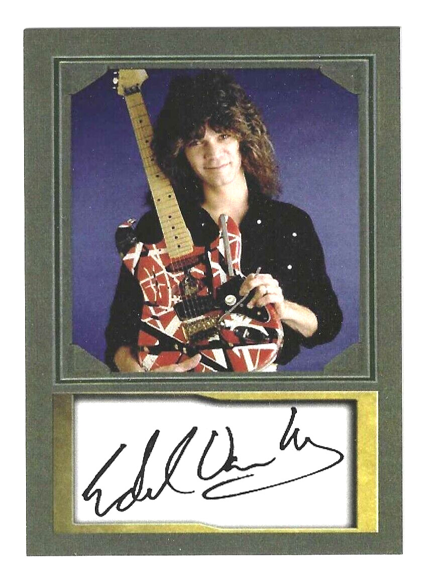 EDDIE VAN HALEN - ACEO D. GORDON PROMO TRADING CARD - MINT CONDITION