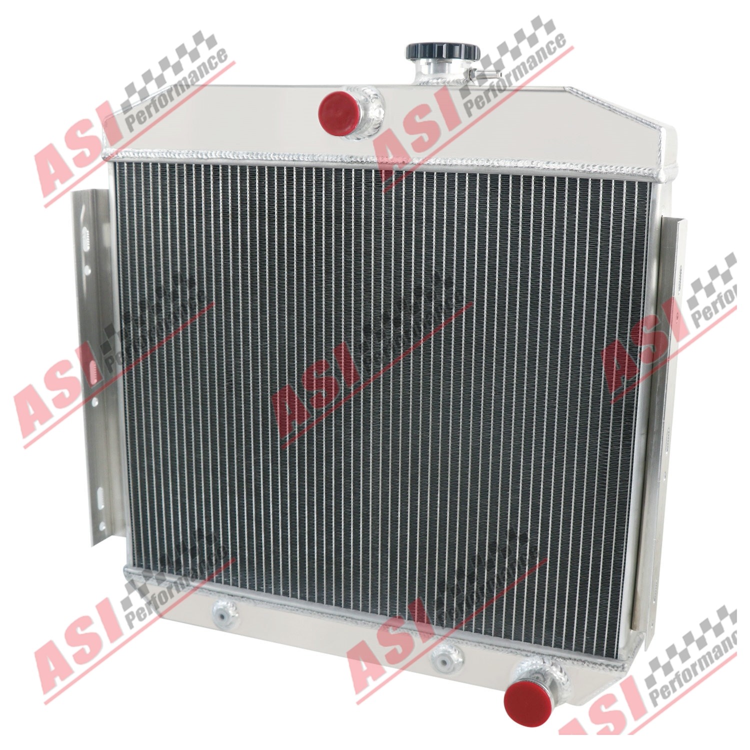 3-Row Aluminum Radiator Fit 1955-1957 Chevrolet Belair Del Ray L6