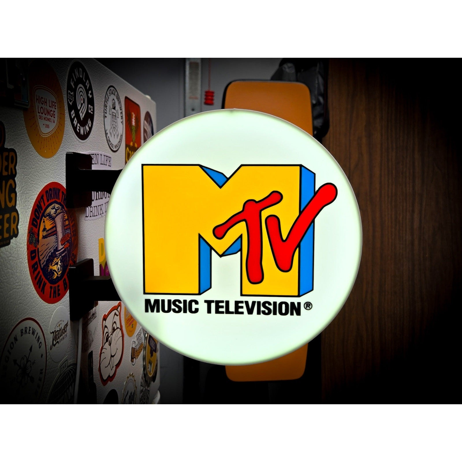 MTV ~ 2-Sided Round Lightbox