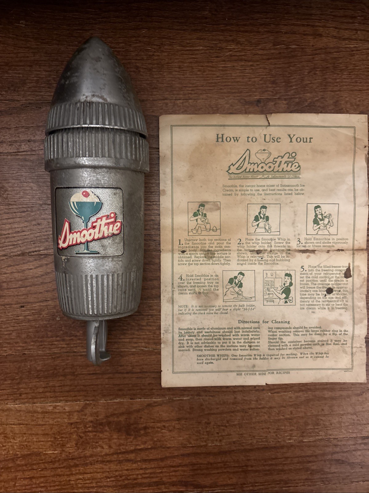 vintage Ralmac Corporation industrial bullet cocktail smoothie maker 40s/50s