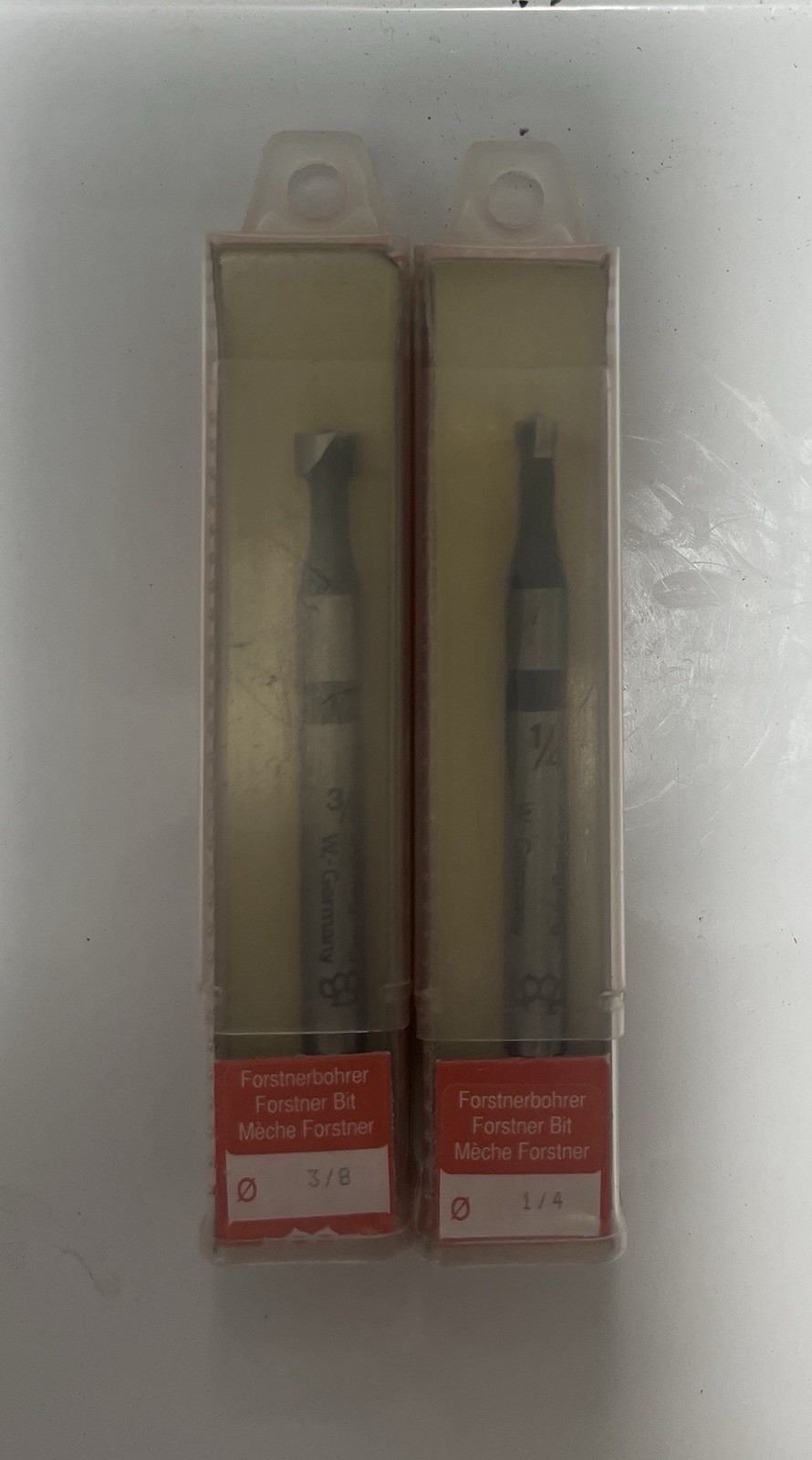 Schlagring Forstner Drill Bits 2 Pc set 3/8\