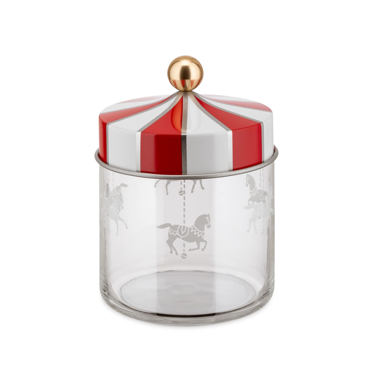 Alessi MW30 75 Circus Multicolor Food Storage Container by Marcel Wanders Alessi MW30 75 Circus Multicolor Food Storage Container by Marcel Wanders