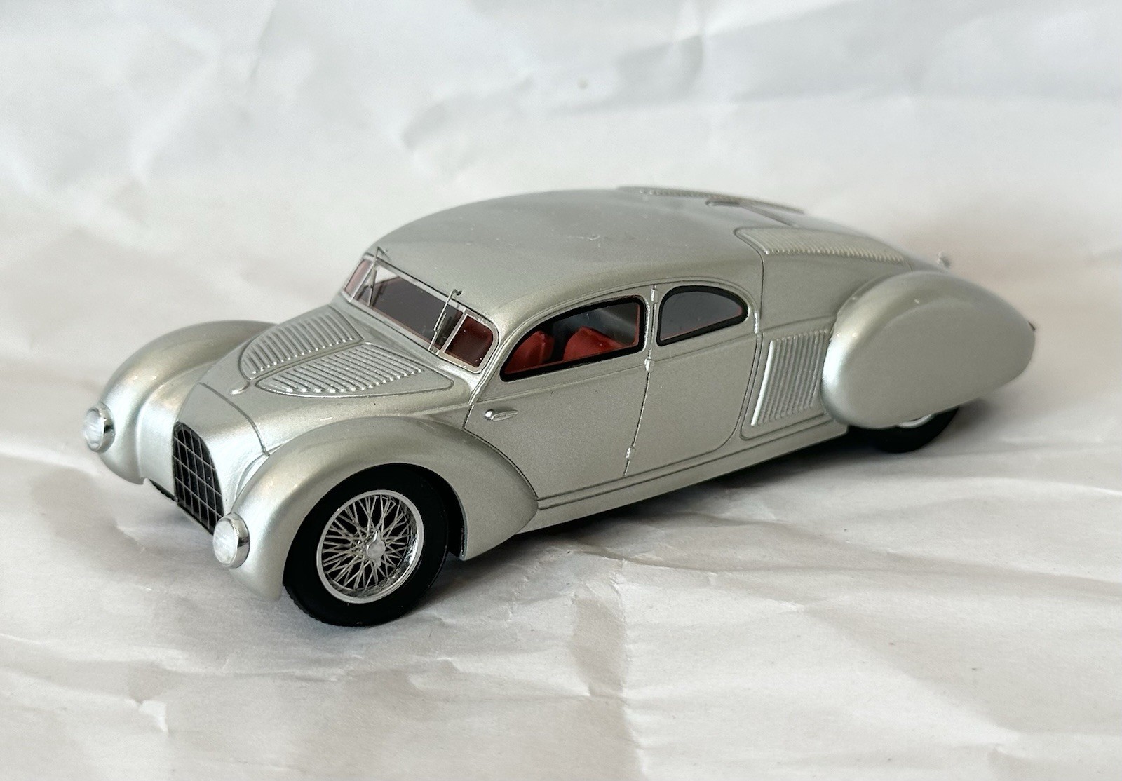 AutoCult 1:43 - Porsche-Auto Union Typ 52 Sportlimousine - RARE, NO BOX - 99117 AutoCult 1:43 - Porsche-Auto Union Typ 52 Sportlimousine - RARE, NO BOX - 99117