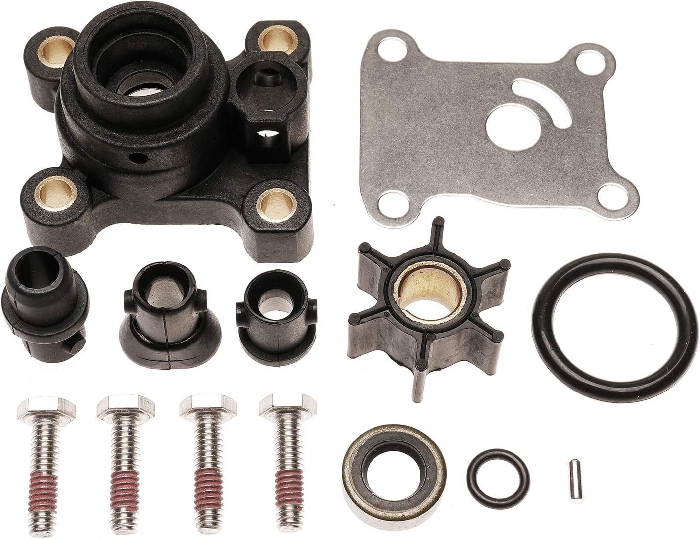 394711 Water Pump Impeller Kit for Johnson Evinrude 9.9-15HP Outboard 1974-UP 394711 Water Pump Impeller Kit for Johnson Evinrude 9.9-15HP Outboard 1974-UP