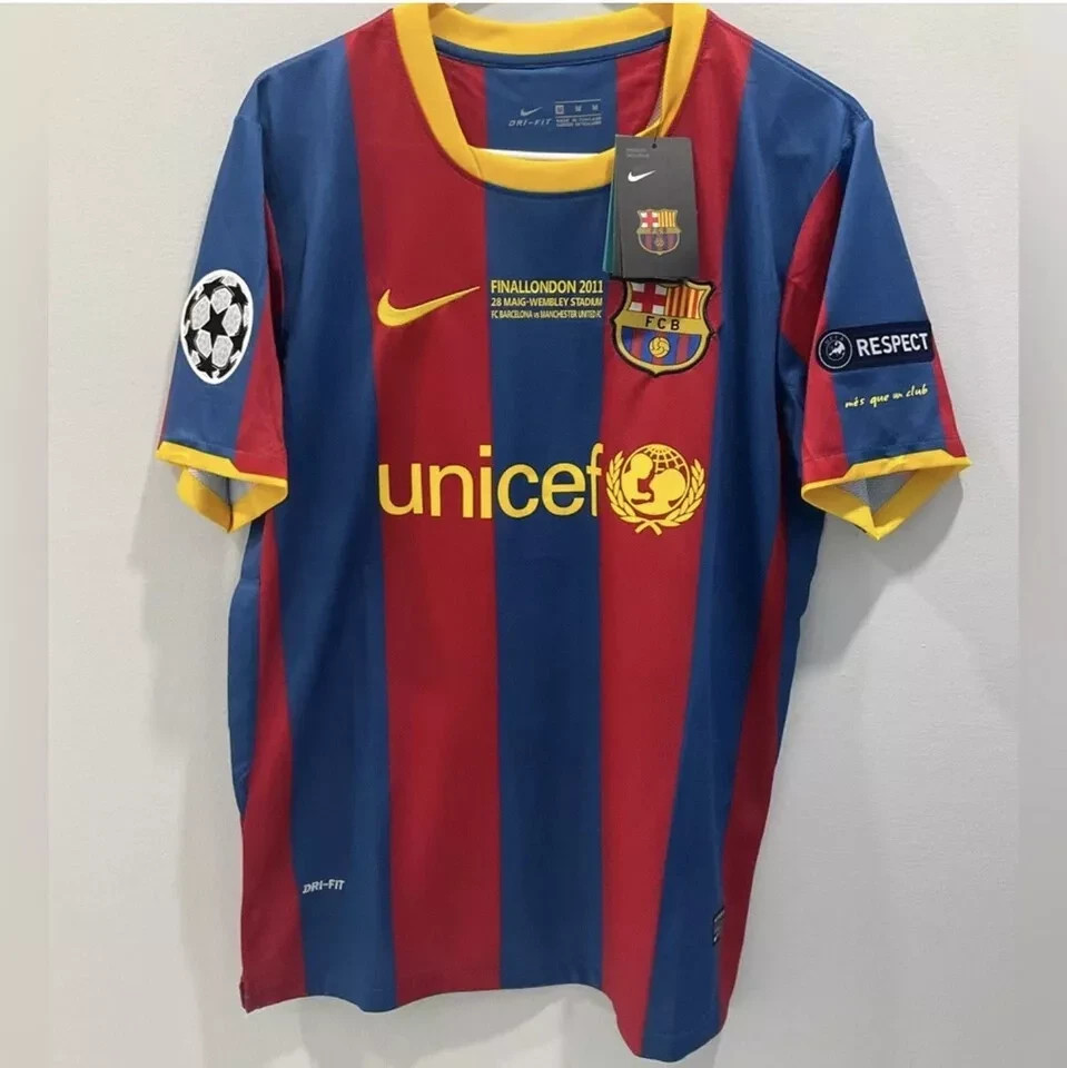 Barcelona 2010/11 Home Jersey Messi #10 Final Patch