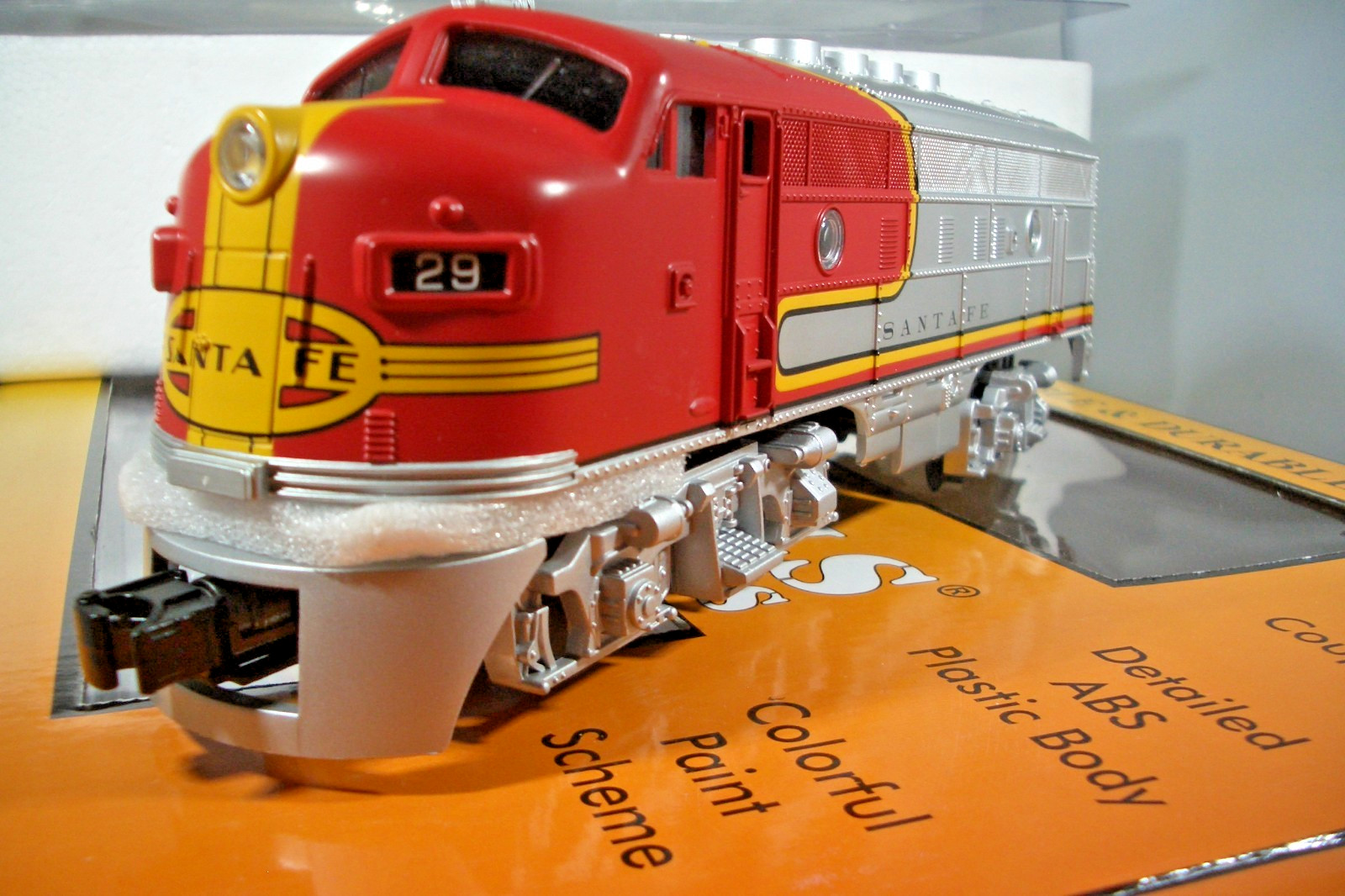 Rail King MTH F-3 AA Diesel Set 3-Rail Santa Fe RR O Gauge Proto Sound 2.0 Rail King MTH F-3 AA Diesel Set 3-Rail Santa Fe RR O Gauge Proto Sound 2.0