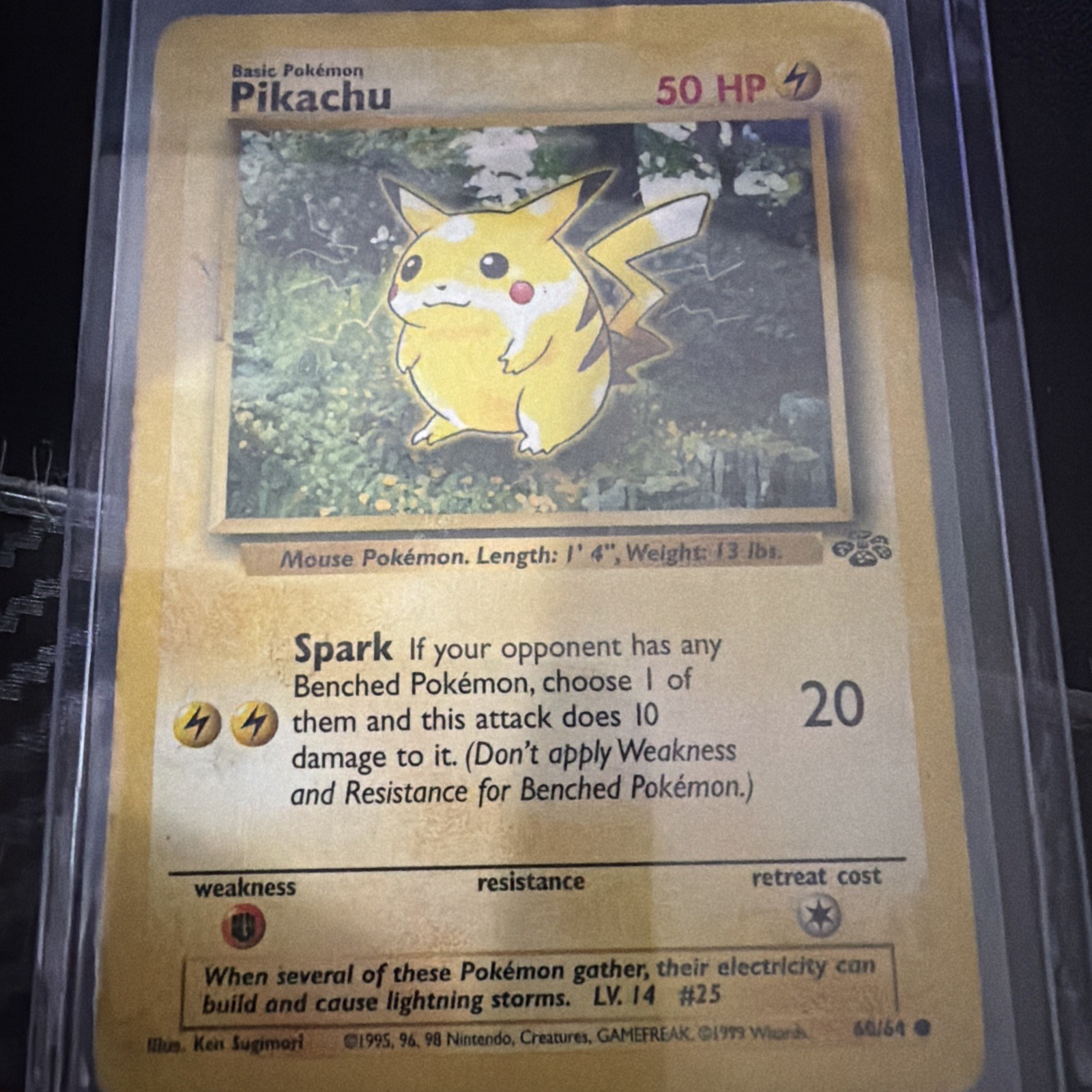 Pokemon Card Pikachu 60/64 Pokemon Card Pikachu 60/64