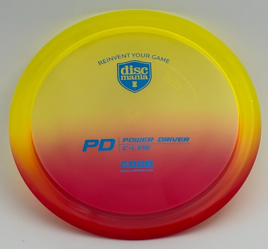 Discmania C Line PD 174 dyed disc golf driver Mad Gradient dye Madhatter half &