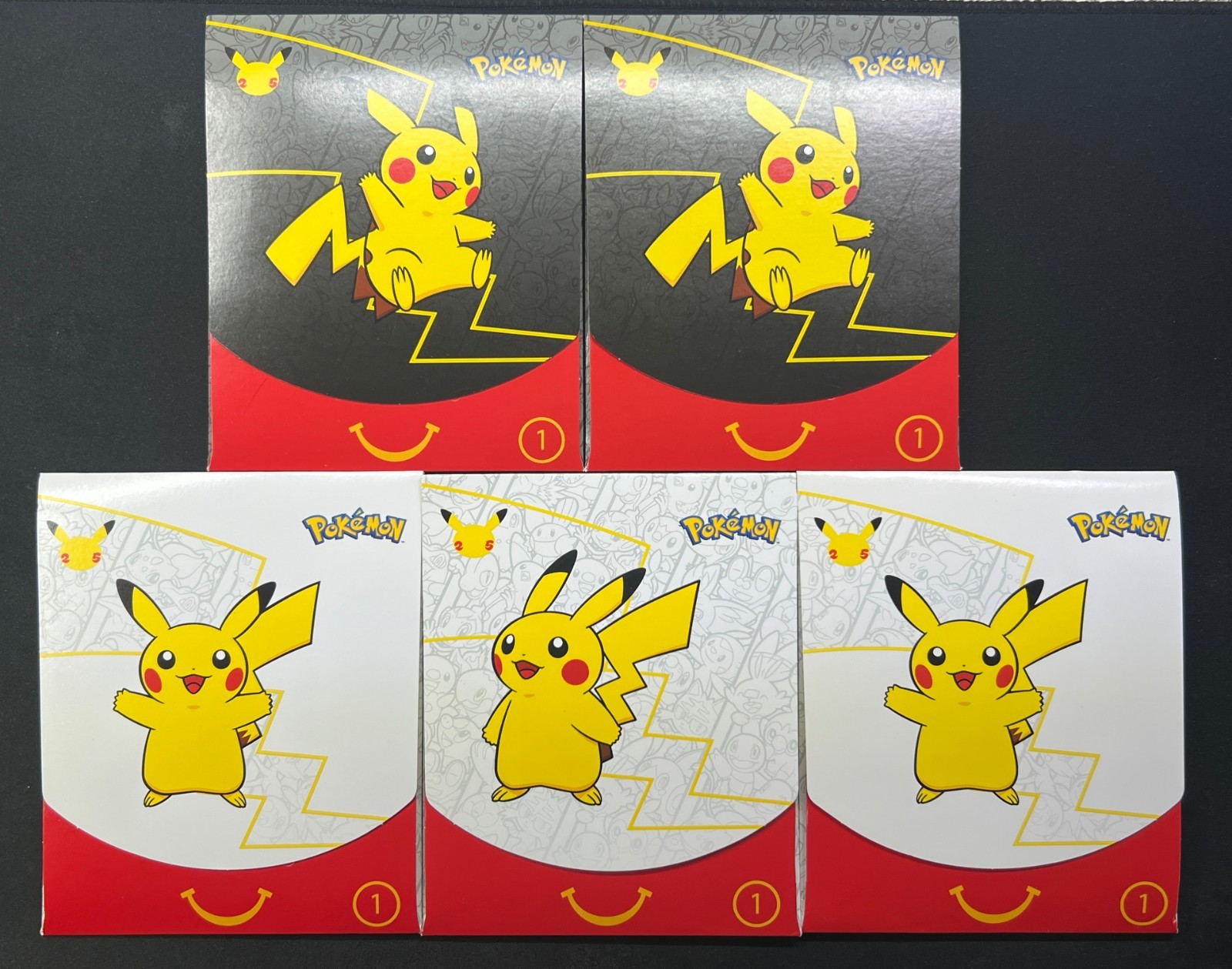 Pokemon TCG McDonald's 2021 25th Anniversary Promo Booster Pack - Lot of 5 Pokemon TCG McDonald's 2021 25th Anniversary Promo Booster Pack - Lot of 5