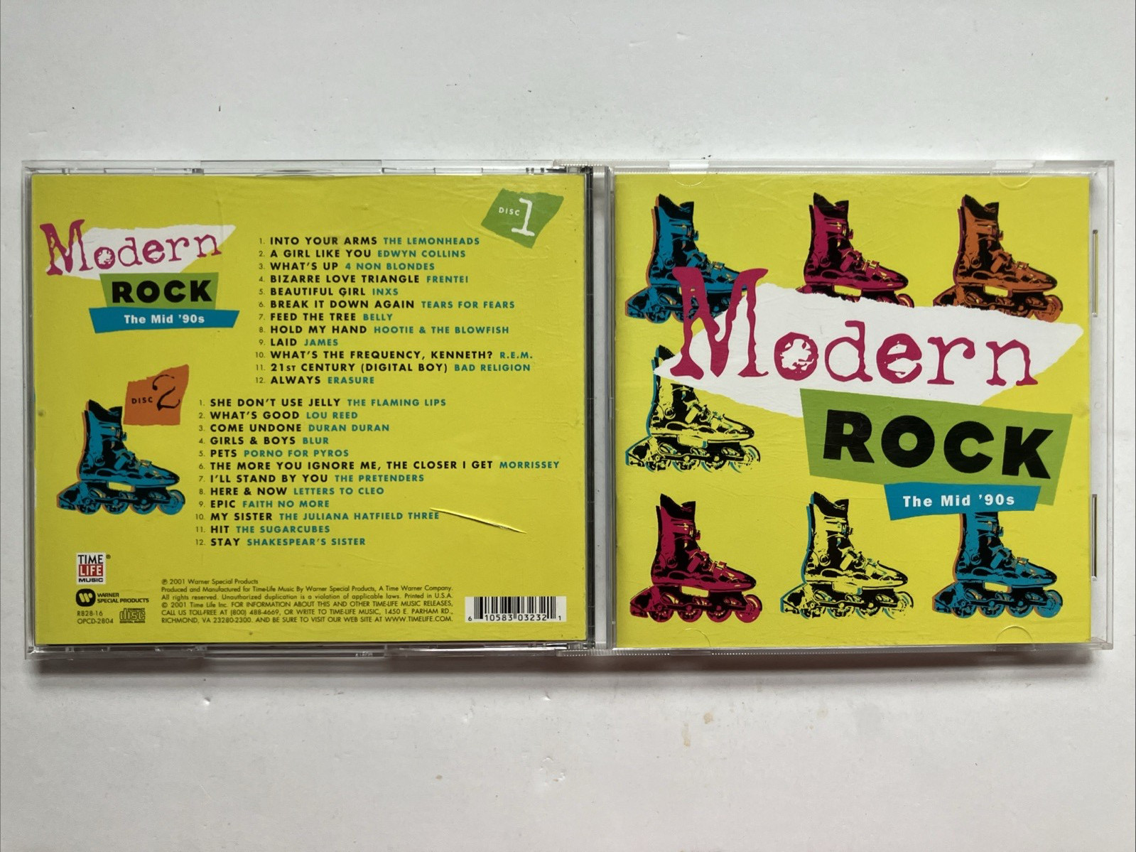 MODERN ROCK THE MID ‘90s OOP 2-CD SET 2001 TIME-LIFE - Great Condition