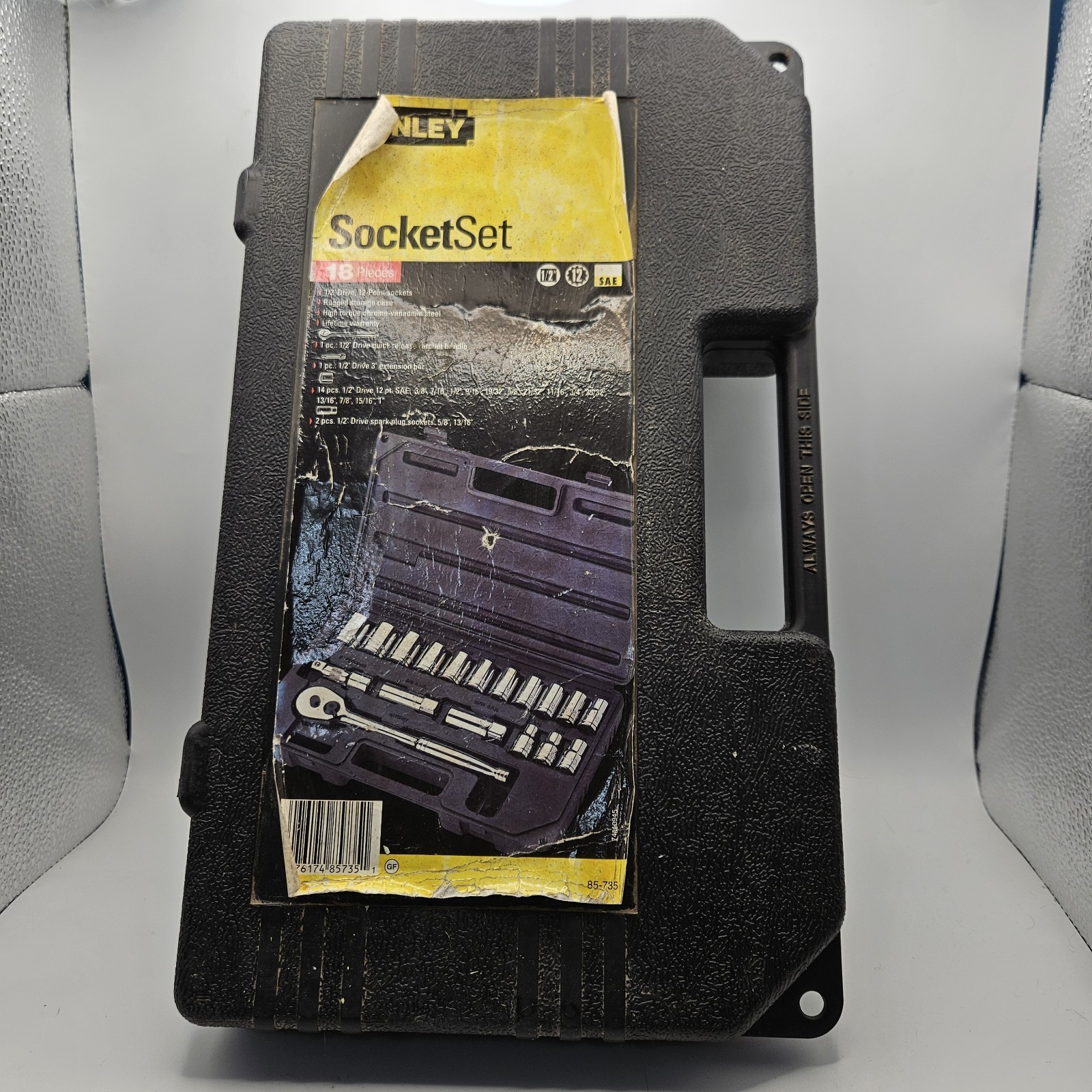 Vintage Stanley 18-Piece Socket Set 1/2\