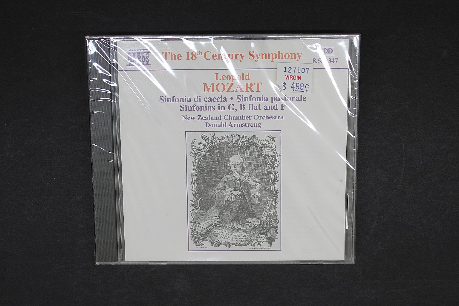 Leopold Mozart – Symphonies CD 1997 Classical Naxos Canada 8.55347