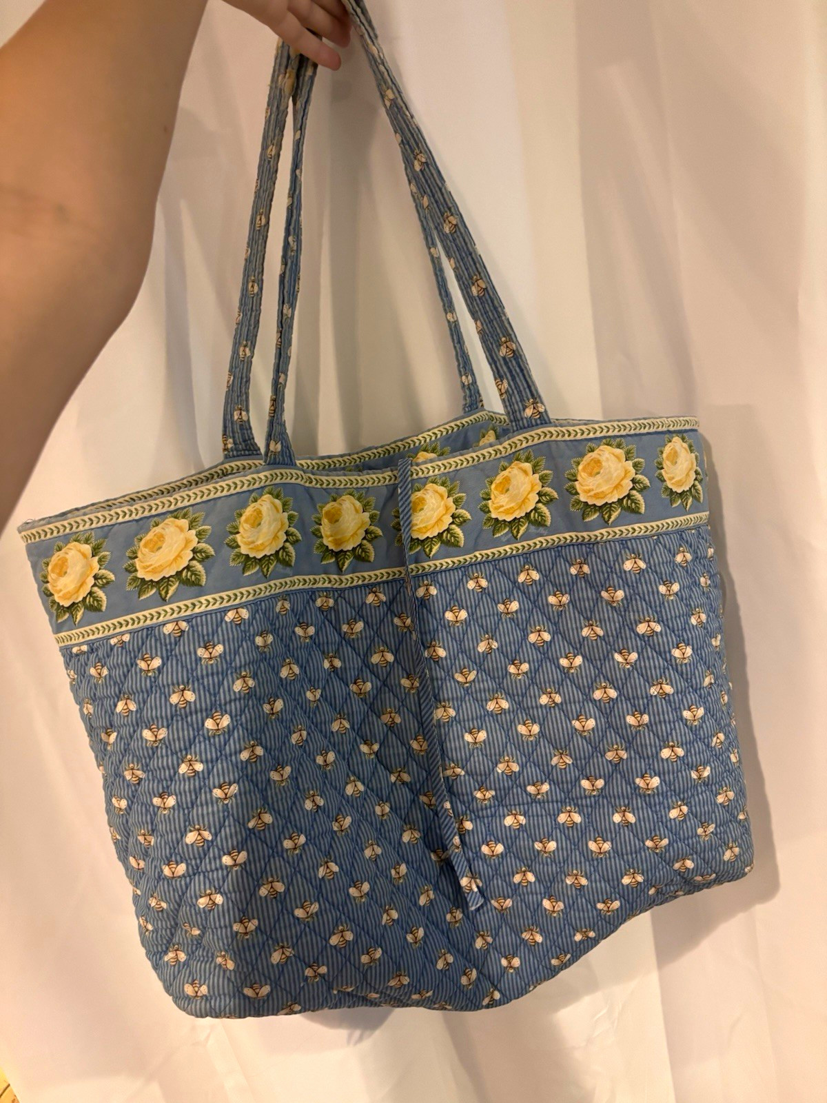 Vintage Retired Vera Bradley Bees XL Tote Vintage Retired Vera Bradley Bees XL Tote