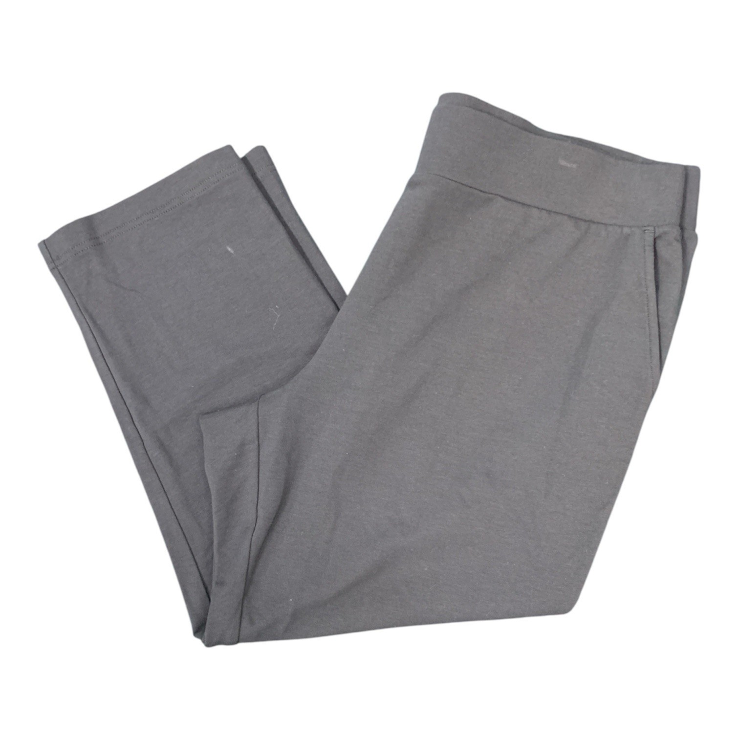 Pure J Jill Affinity French Terry Slim Crop Pants Womens L Petite Deep Blue NWTS