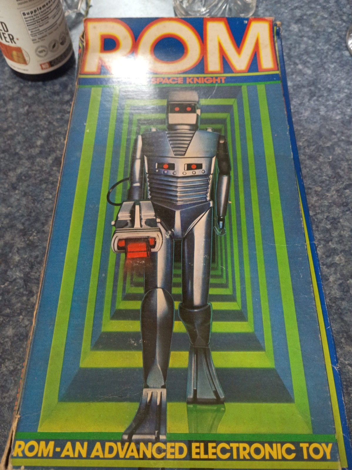 Vintage Parker Bros ROM Spaceknight Robot 1979 brand new in box.missing the wire Vintage Parker Bros ROM Spaceknight Robot 1979 brand new in box.missing the wire