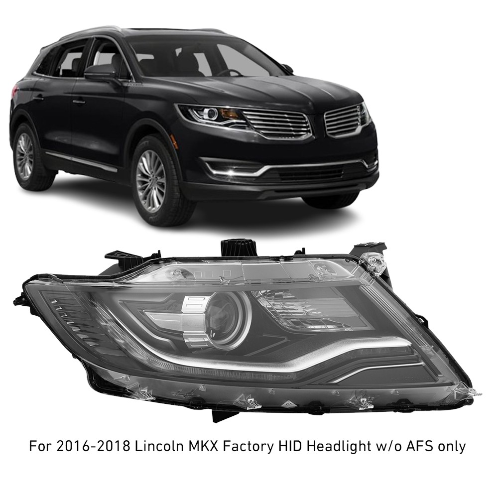 For 2016-2018 LINCOLN MKX Xenon/HID Headlight RH Right Passenger Side Headlamp