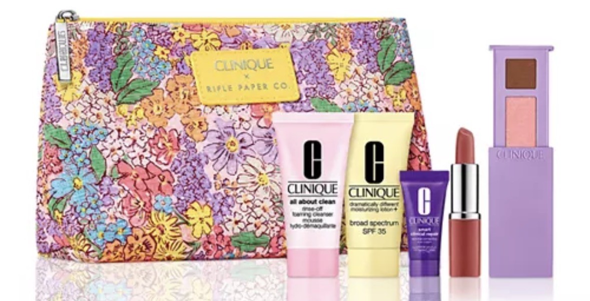 Clinique 6 pc Skincare Makeup Gift Set, NEW, Fall 2026