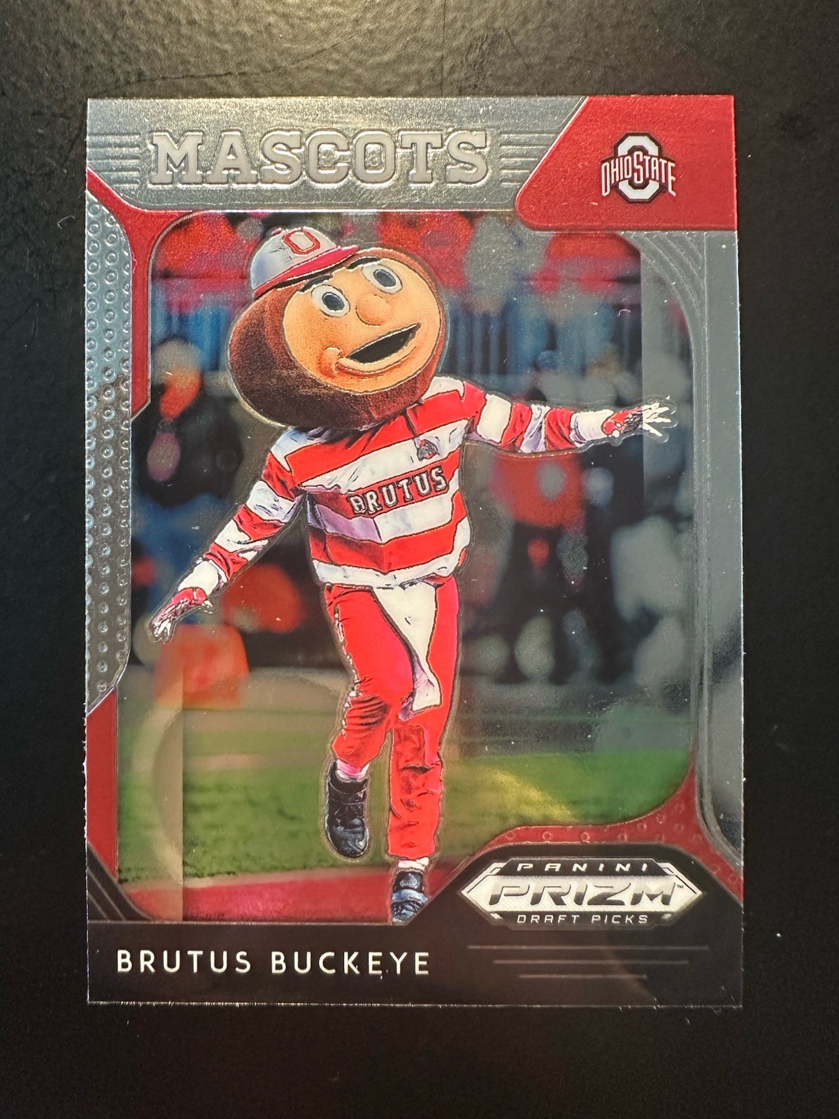 2019 Panini Prizm Draft Picks #14 Brutus Buckeye Base Mascots - Ohio State 2019 Panini Prizm Draft Picks #14 Brutus Buckeye Base Mascots - Ohio State