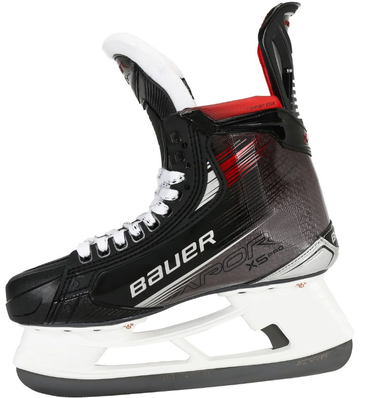 Bauer Vapor X5 Pro Intermediate Ice Hockey Skates-Fit 3 With FLY-X Runners