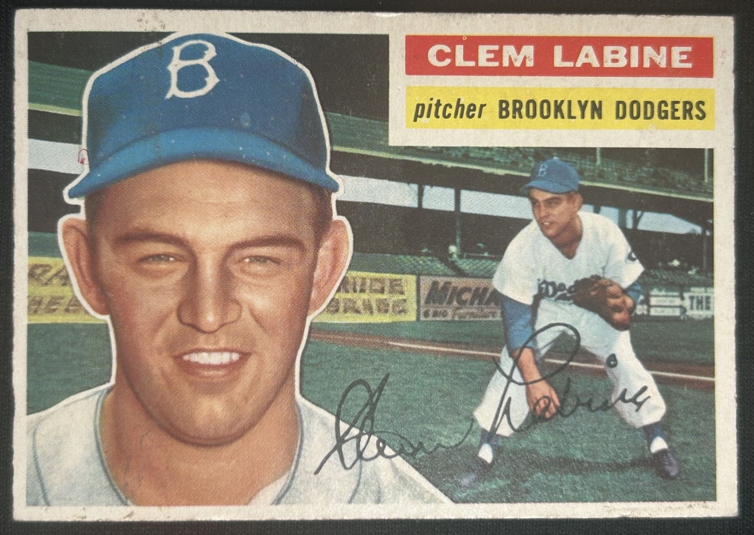 1956 Topps - Clem Labine #295 VG/EX