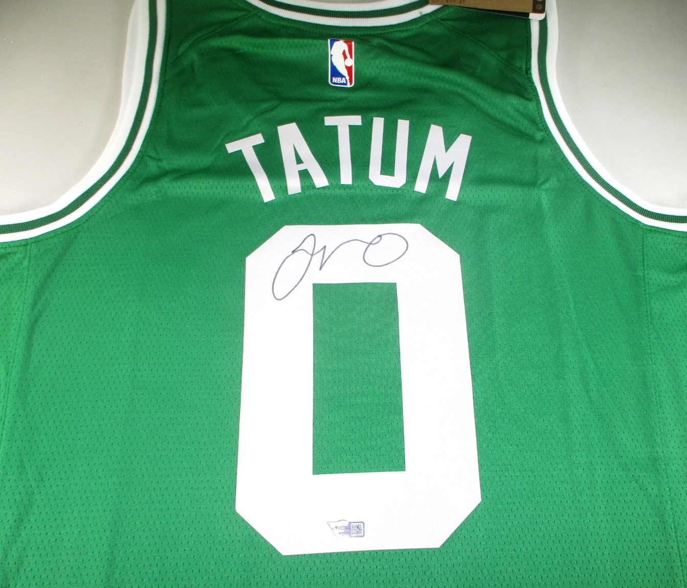 Jayson Tatum / Autographed Boston Celtics Pro-Style Basketball Jersey / Fanatics