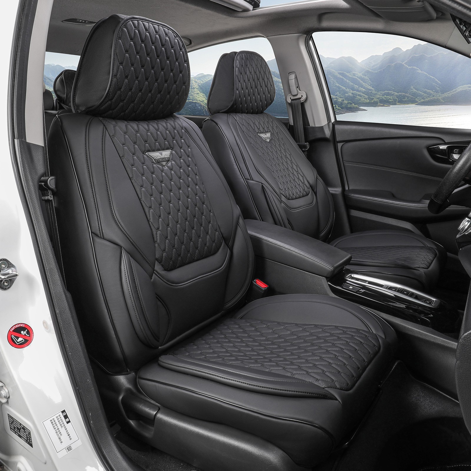 For Toyota Car Seat Cover Premium Faux Leather Front/Full Set Protectors Cushion For Toyota Car Seat Cover Premium Faux Leather Front/Full Set Protectors Cushion