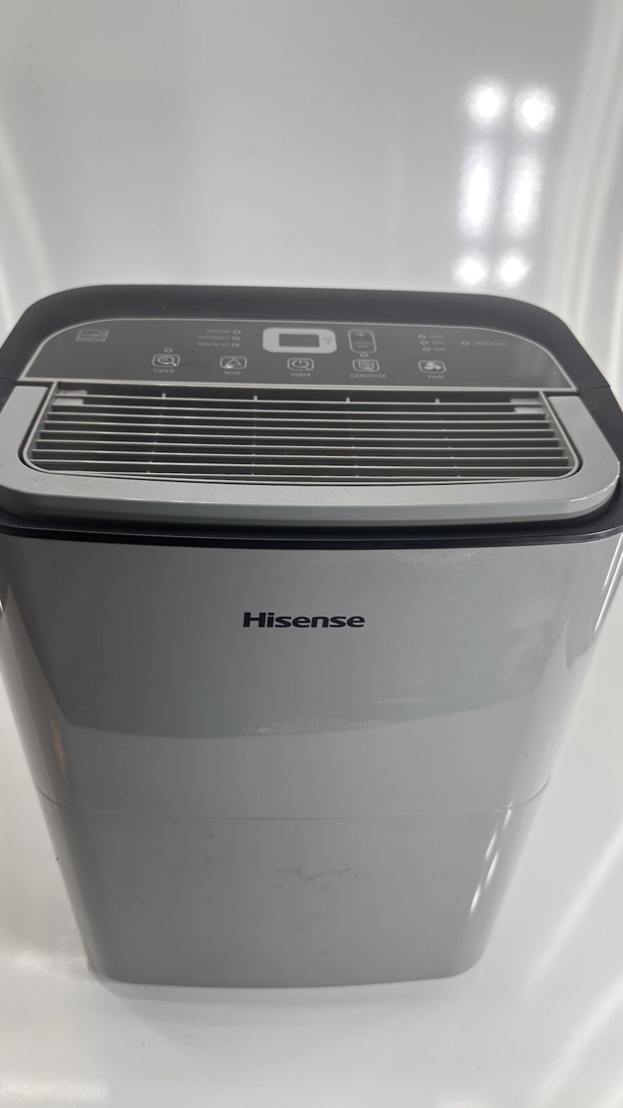 Hisense DH5020K1G 35-Pint 2-Speed Dehumidifier - Gray