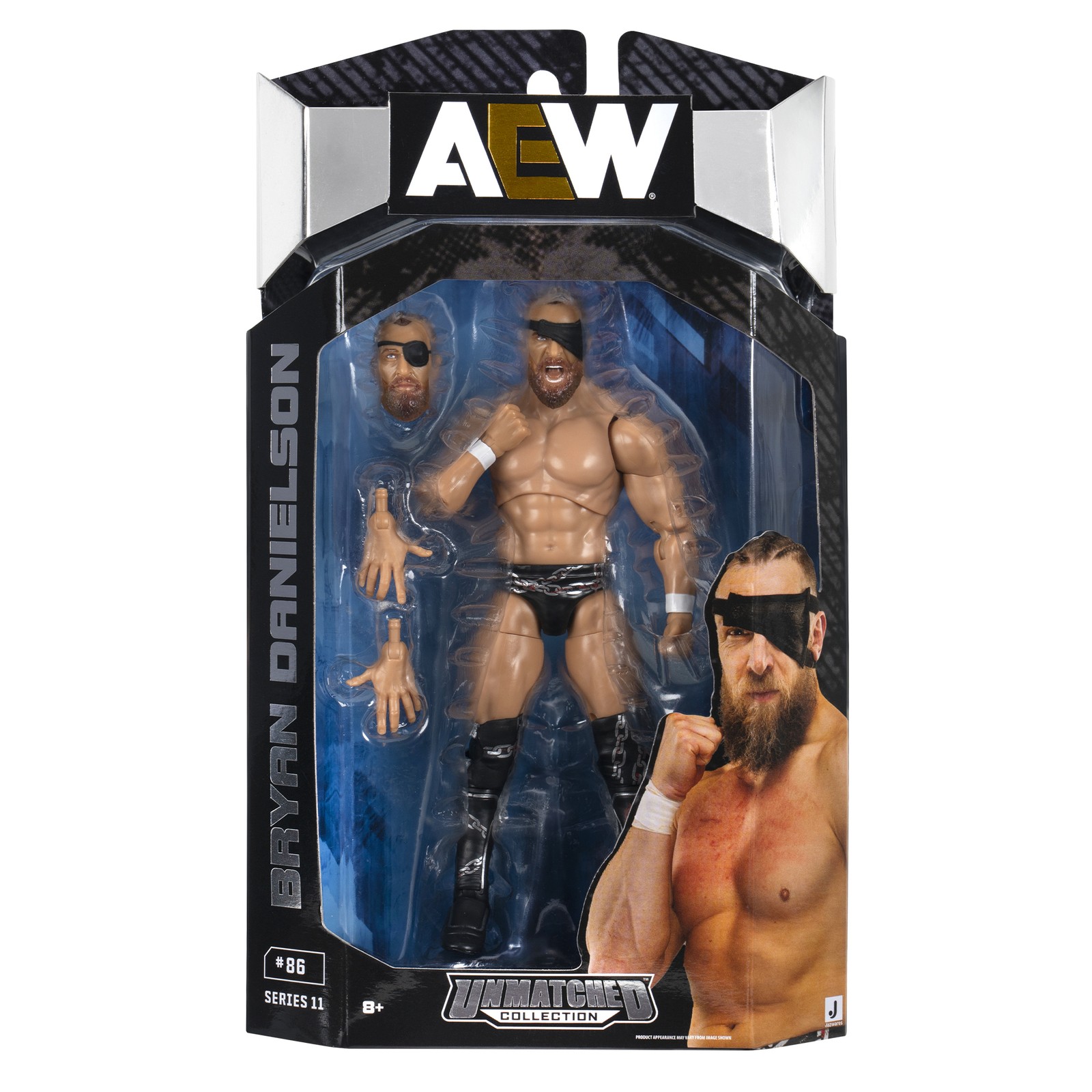 Bryan Danielson (Eye Patch) - AEW Unmatched Series 11 Toy Wrestling Figure Bryan Danielson (Eye Patch) - AEW Unmatched Series 11 Toy Wrestling Figure