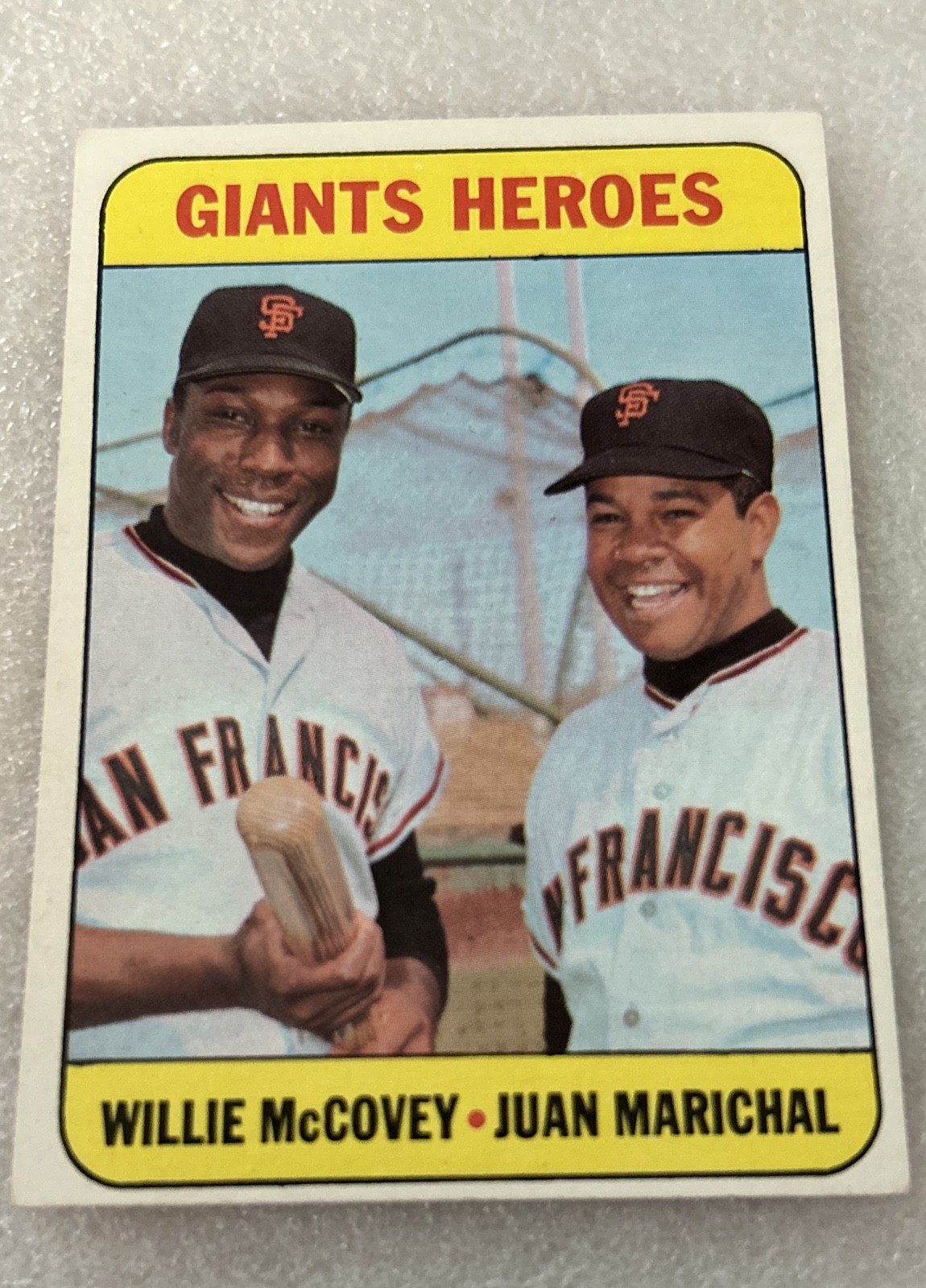 1969 Topps - High # Willie McCovey, Juan Marichal #572 Giants 1969 Topps - High # Willie McCovey, Juan Marichal #572 Giants