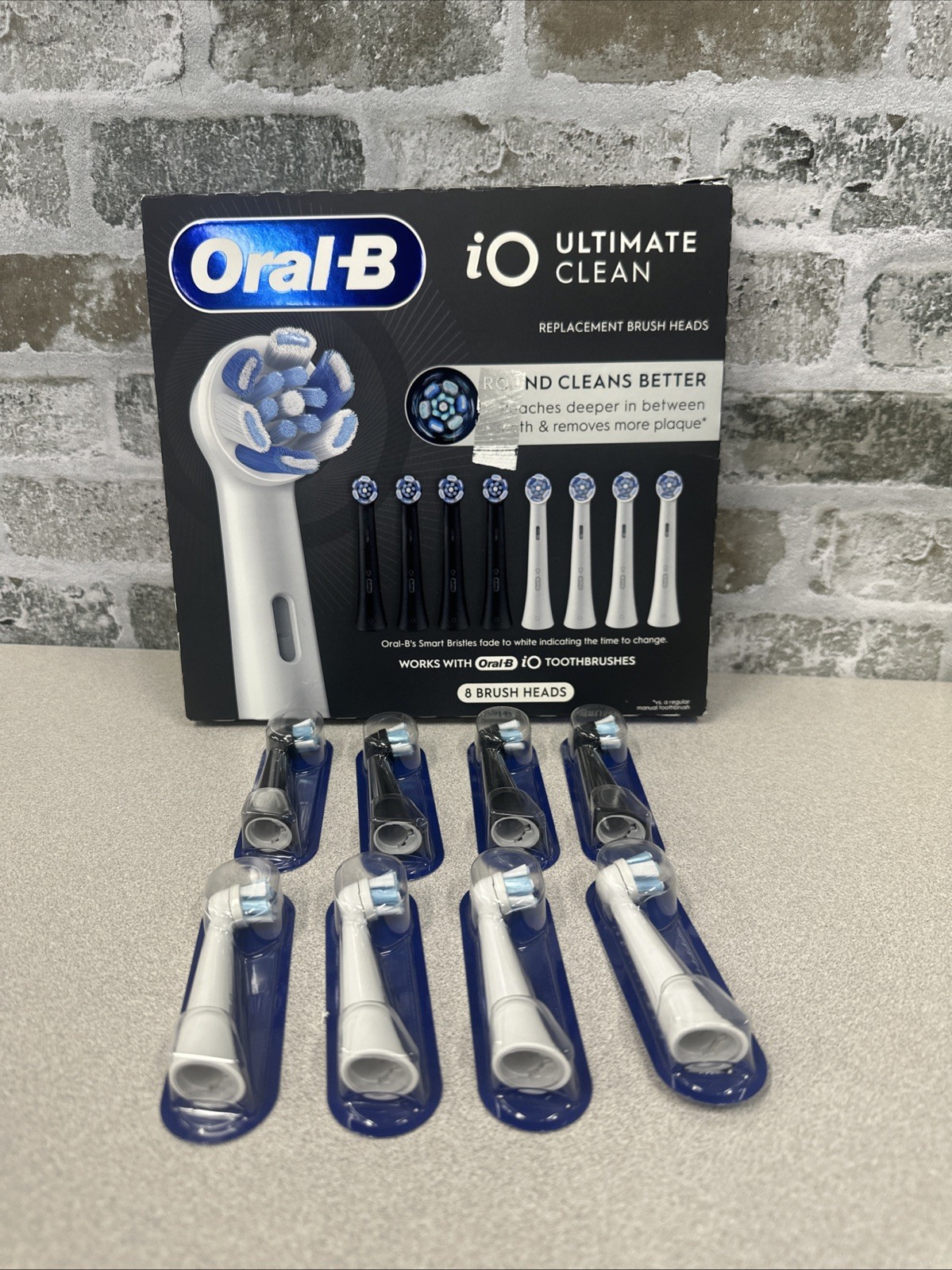 Oral-B iO Series Electric Toothbrush Replacement Brush Heads Ultimate Clean 8 Ct Oral-B iO Series Electric Toothbrush Replacement Brush Heads Ultimate Clean 8 Ct