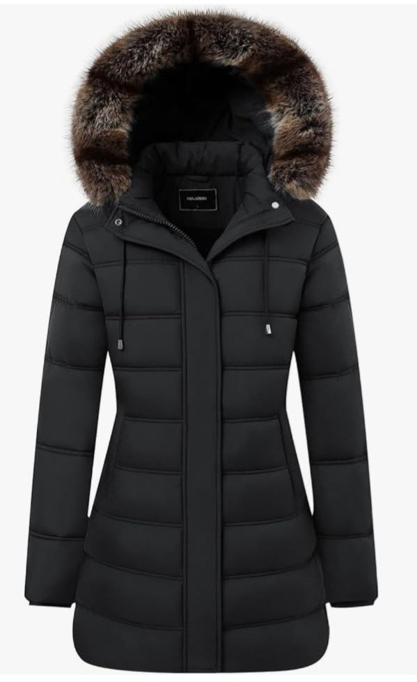 TYBBNY Women\'s Winter Coat Waterproof Long Puffer Jacket with Detachable Hood TYBBNY Women\'s Winter Coat Waterproof Long Puffer Jacket with Detachable Hood