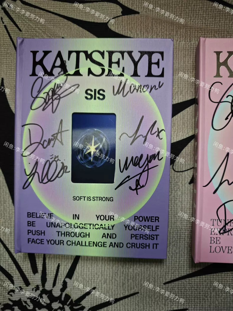 KATSEYE Touch Debut Autographed Signed Album  SIS Soft is Strong Collection！hot