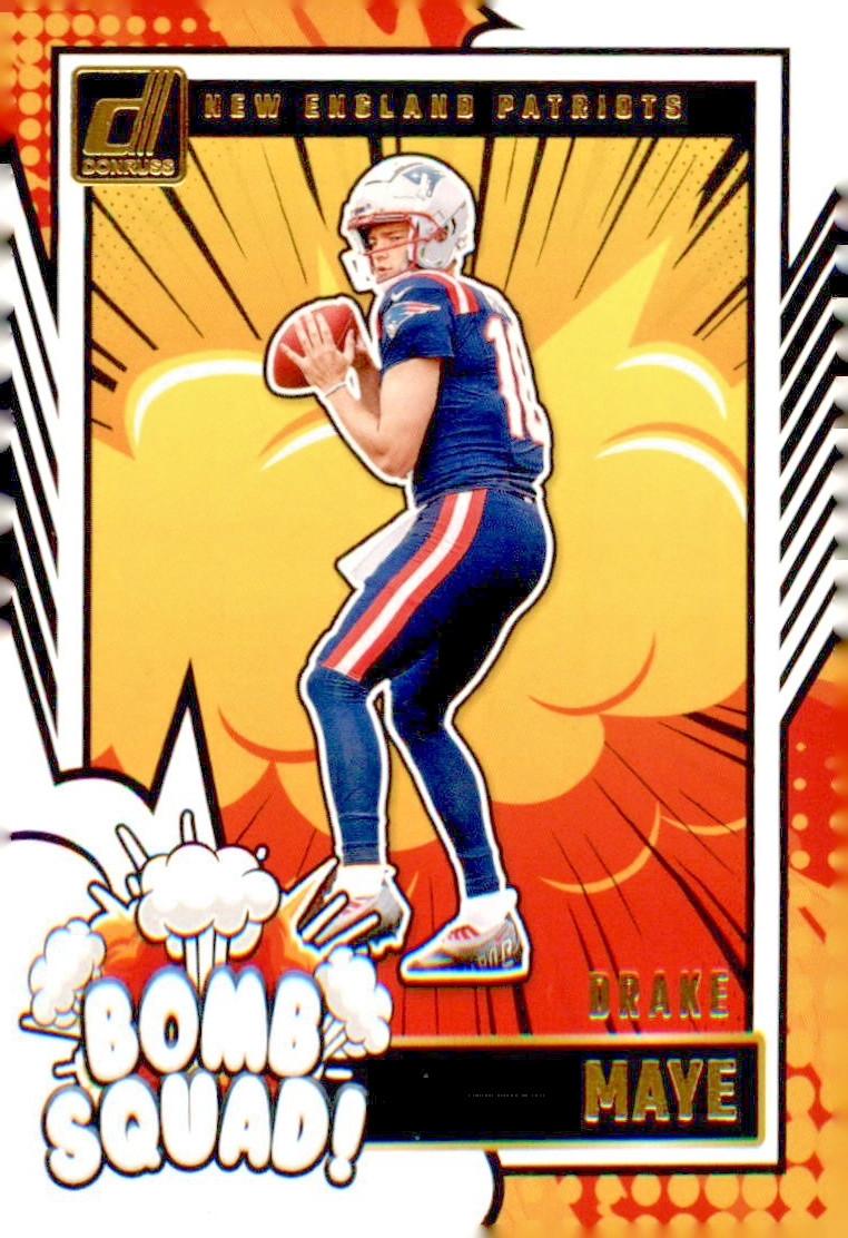 2024 Panini Donruss Bomb Squad Drake Maye Rc #28