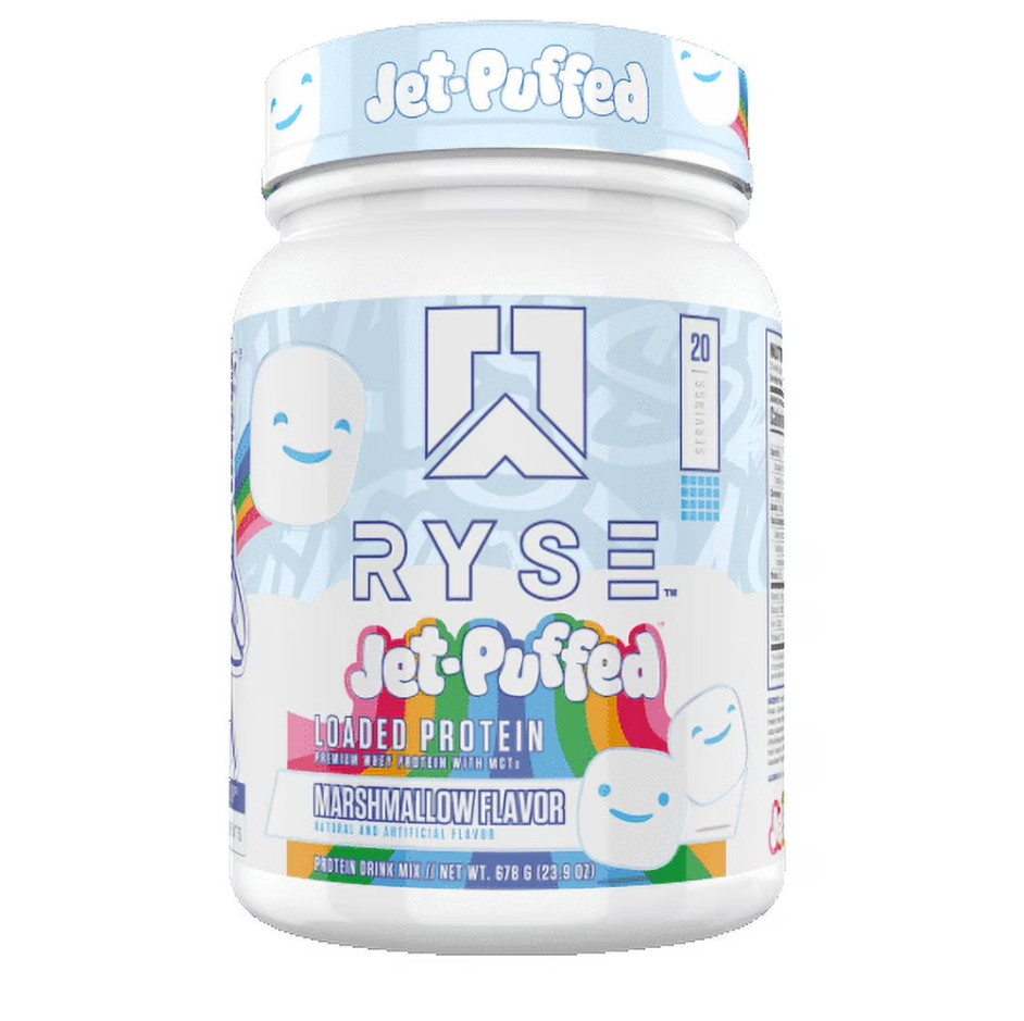 FLASH SALE RYSE Loaded Protein Powder Marshmallow 25g Protein 20 Servings NEW