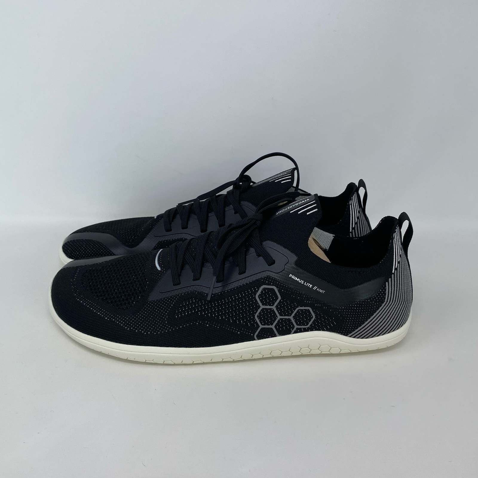 Vivobarefoot Primus Lite Knit Obsidian Men’s 12.5 Running Shoe