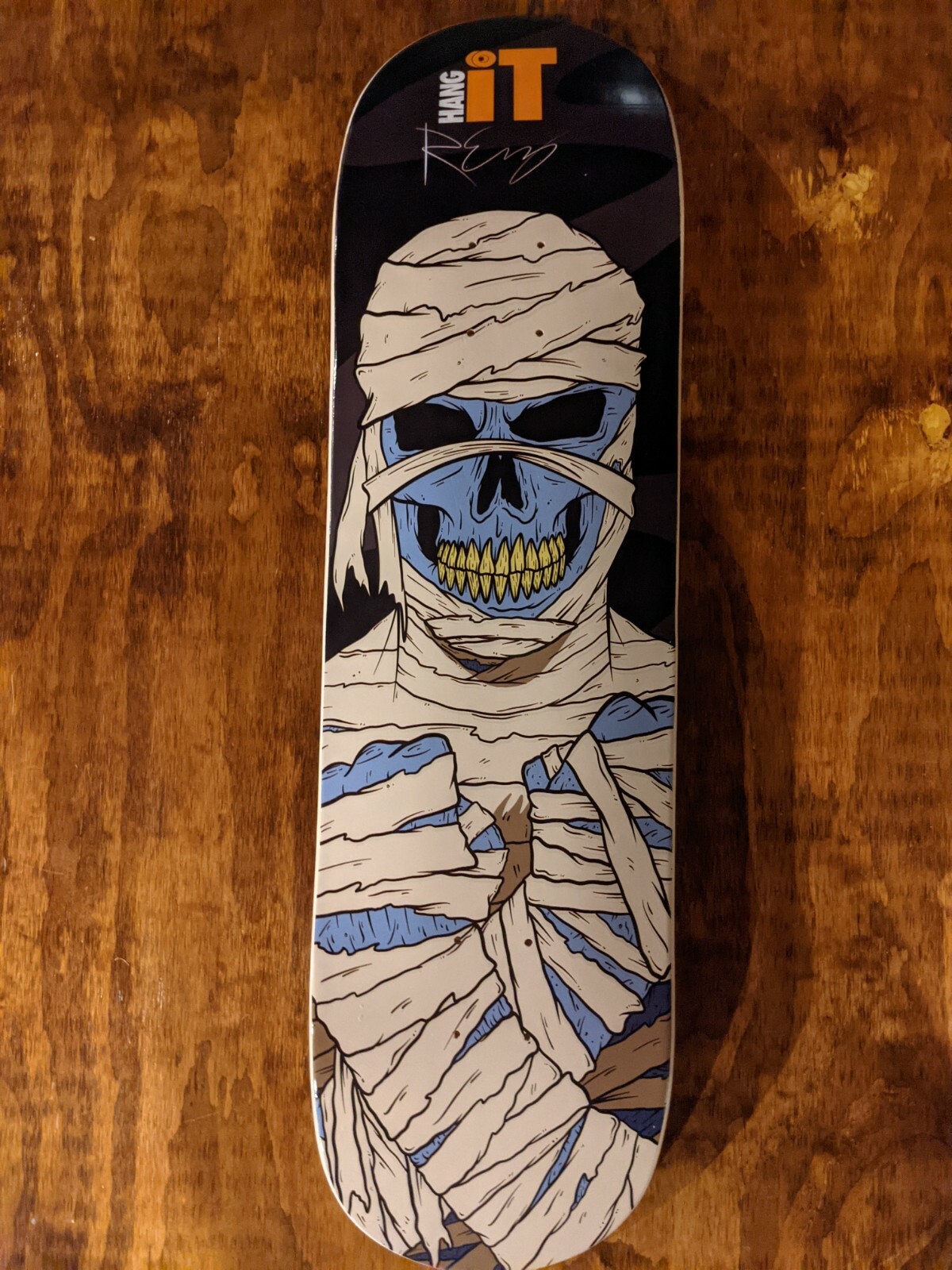 Mummy - Metal Mexican limited edition skateboard deck 8.5\